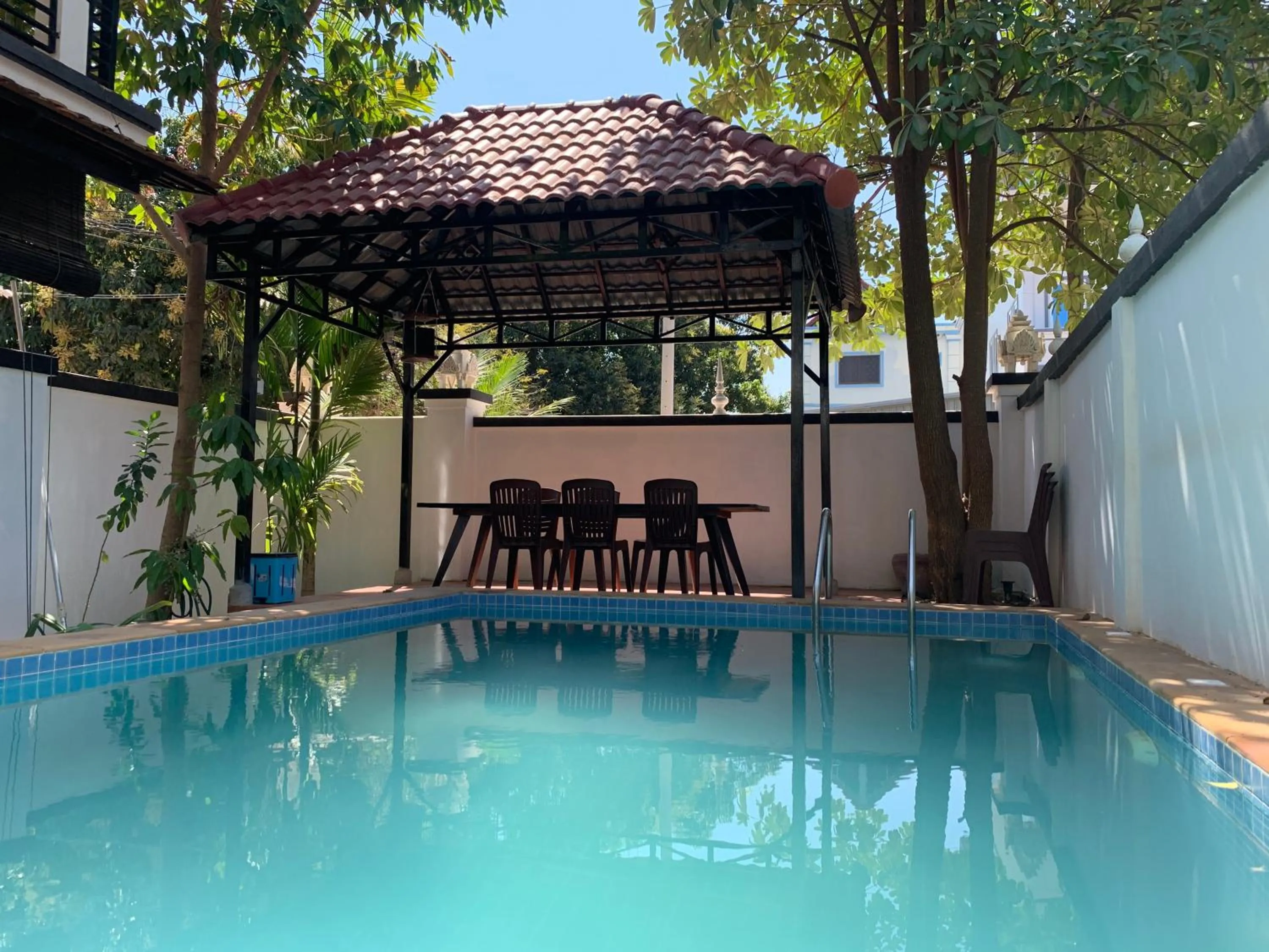 Balcony/Terrace in Private Boutique Home with Pool, The Fin Angkor Boutique
