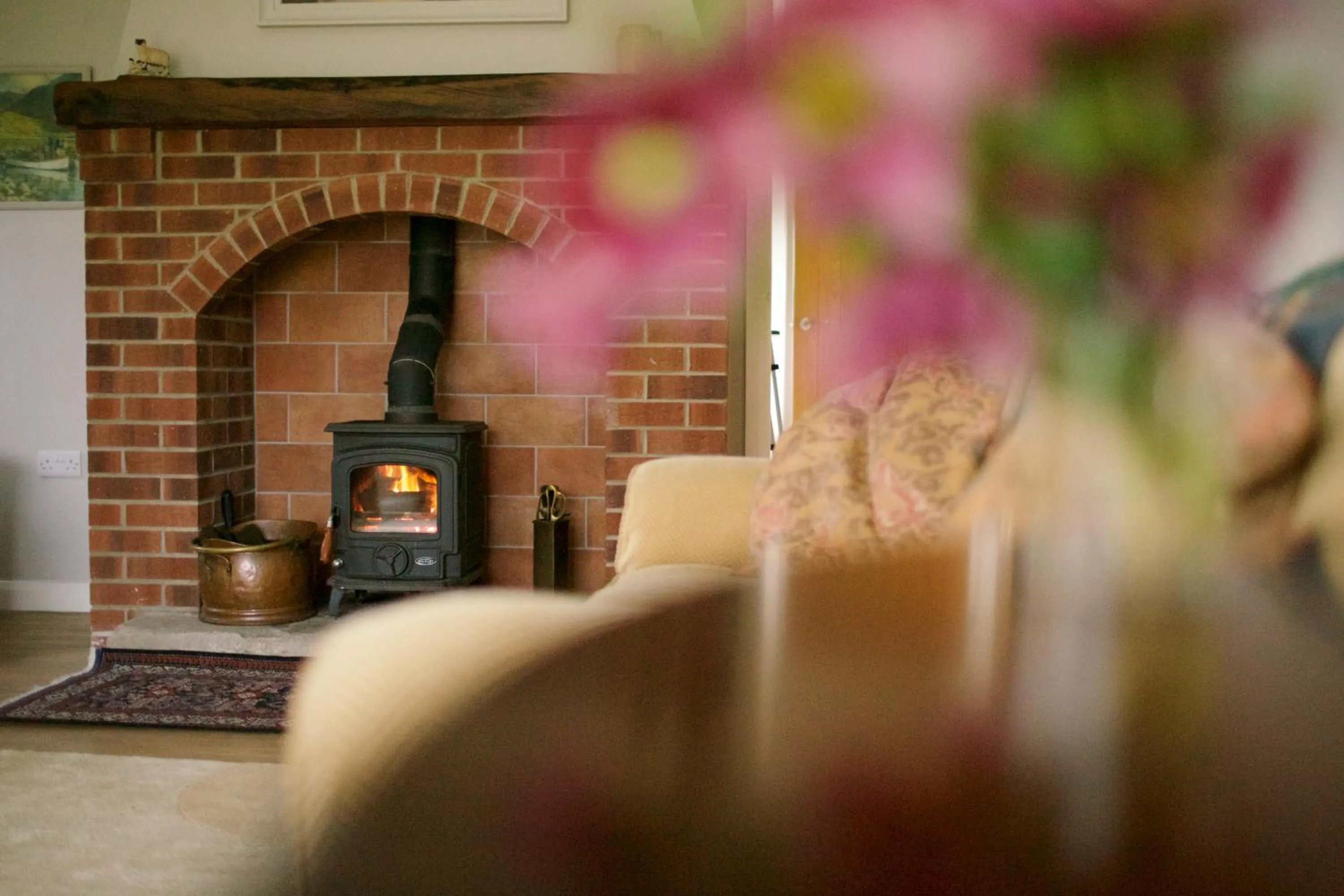 Living room in Scion Hill Gate Lodge