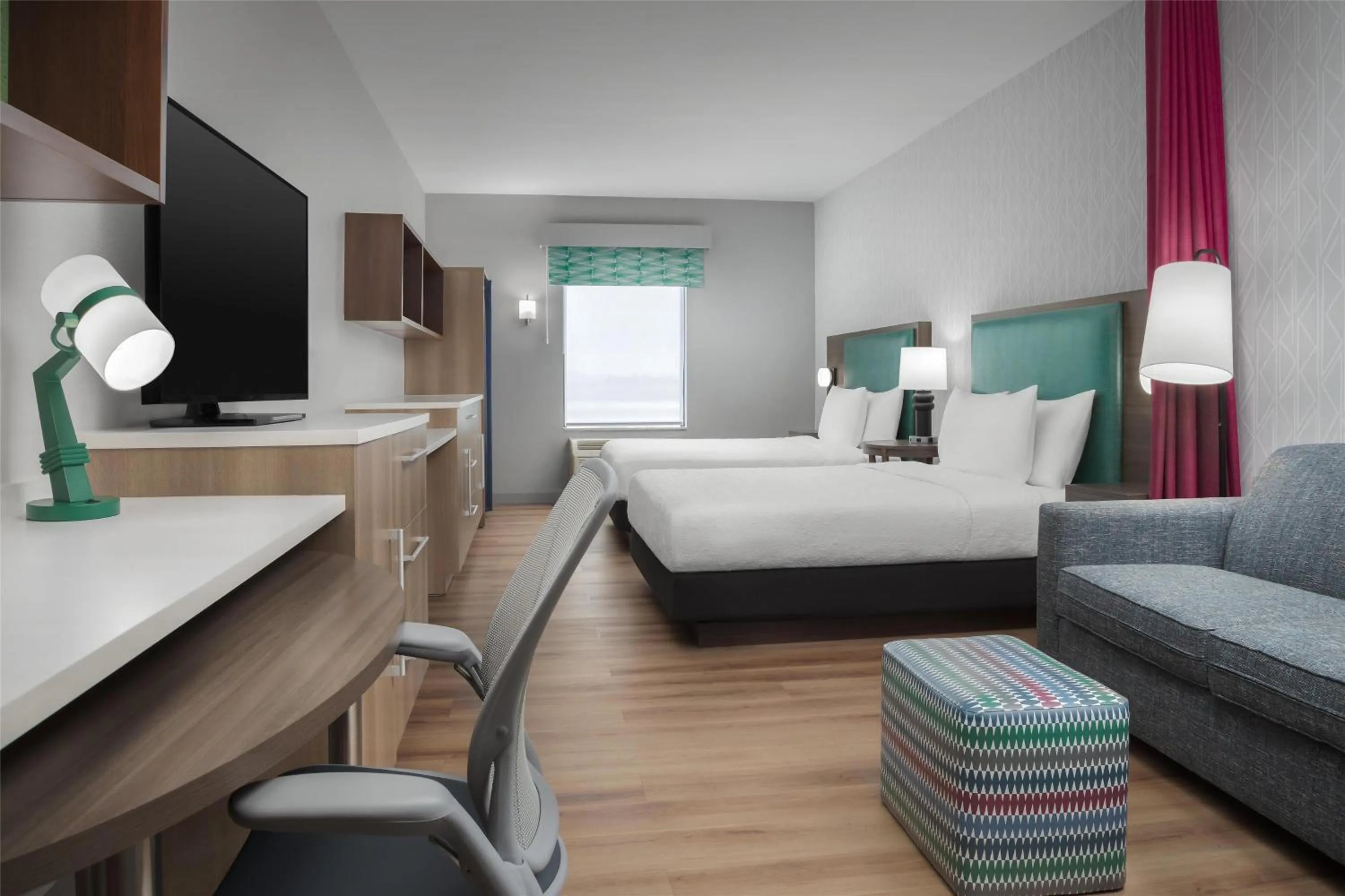 Bedroom, Bed in Home2 Suites By Hilton Las Cruces