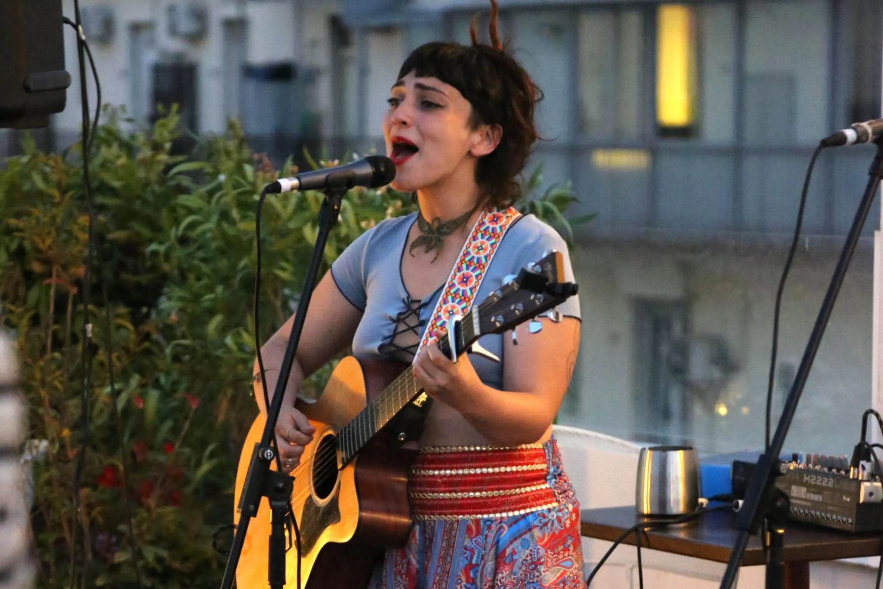 Balcony/Terrace in Ostello Bello Napoli