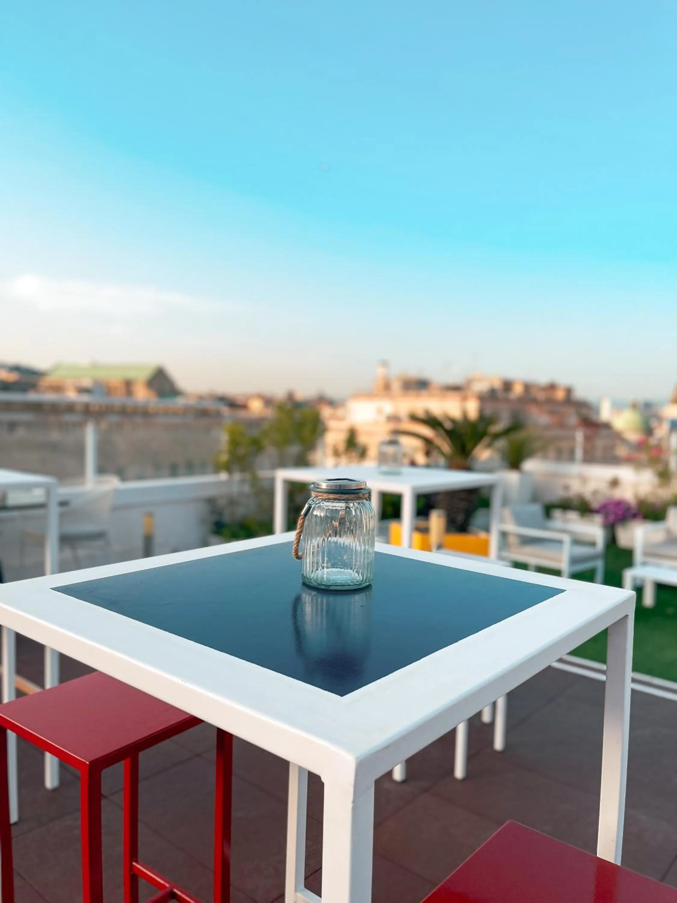 Balcony/Terrace in Ostello Bello Napoli