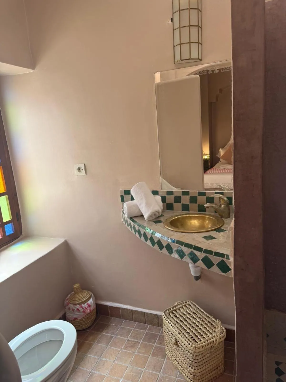 Toilet in Riad Dihya