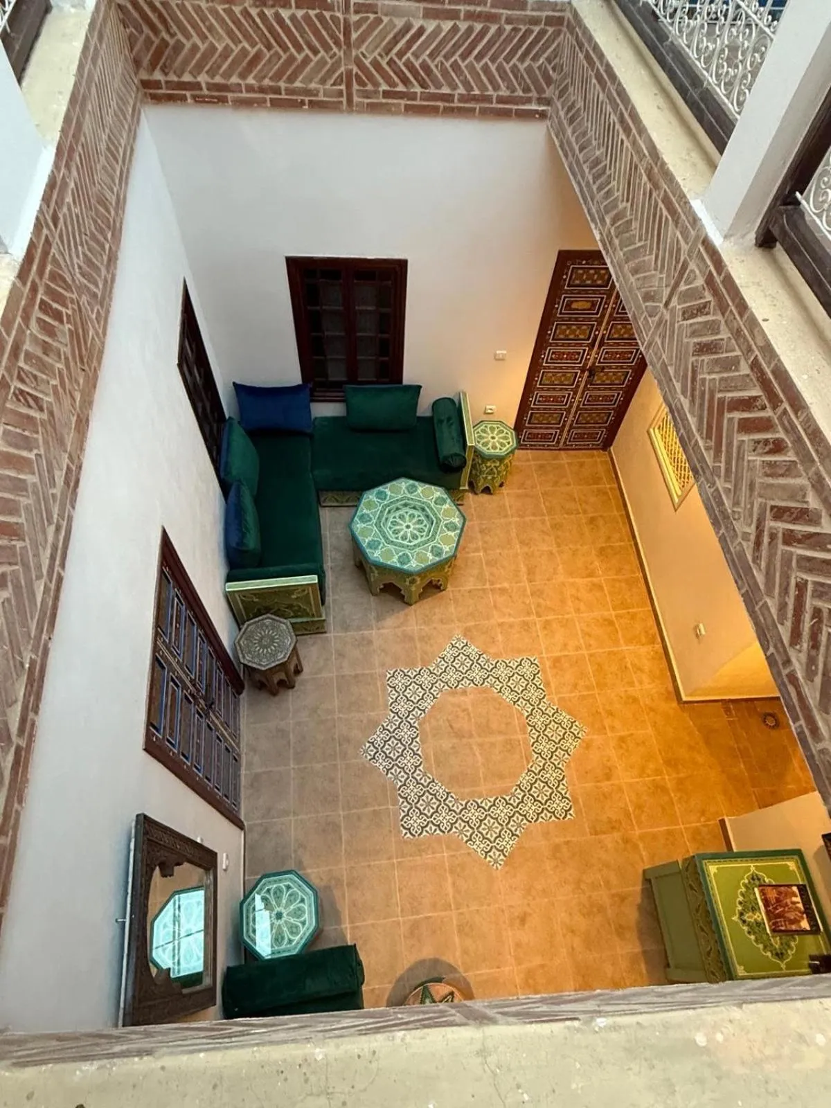 Living room in Riad Dihya