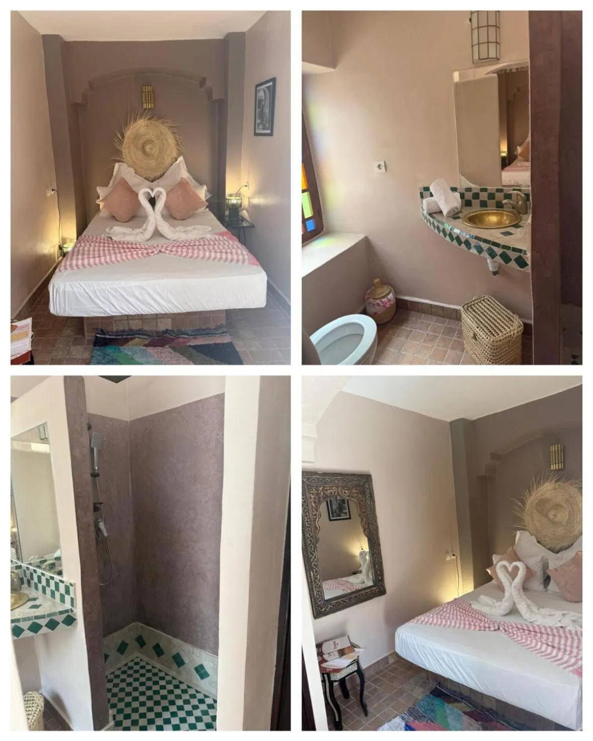 Toilet, Bed in Riad Dihya