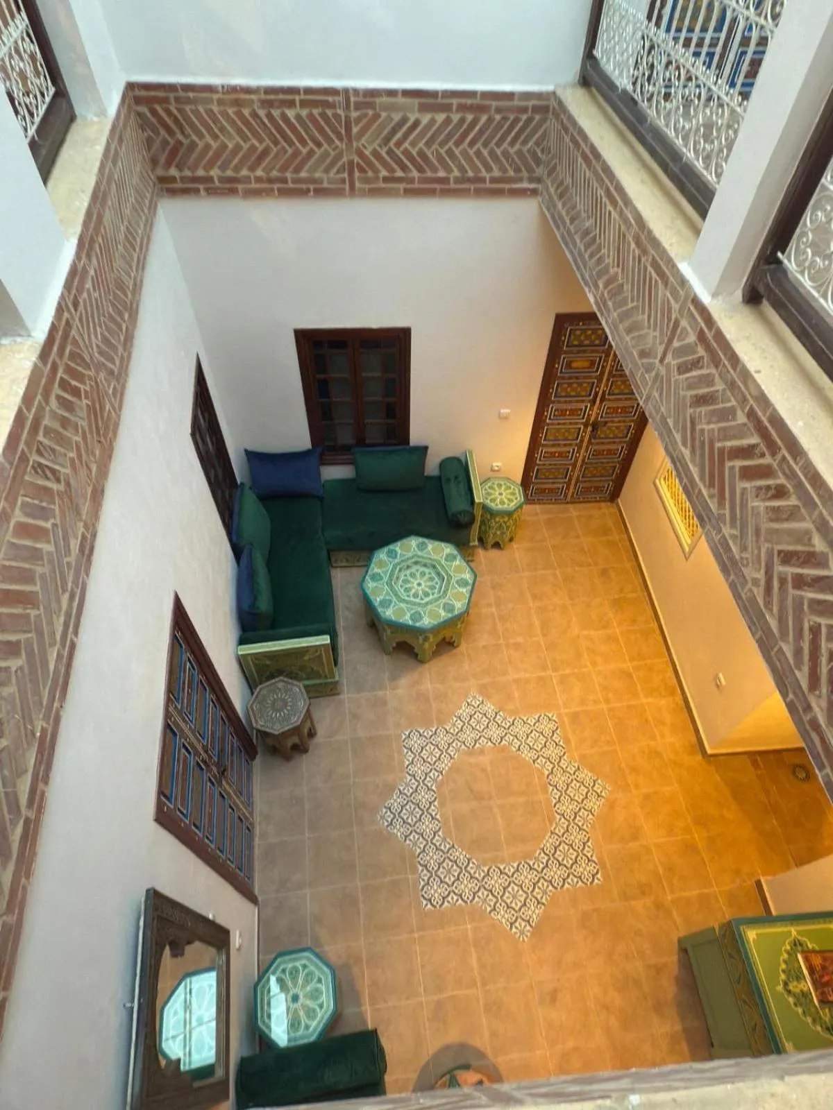 Living room in Riad Dihya