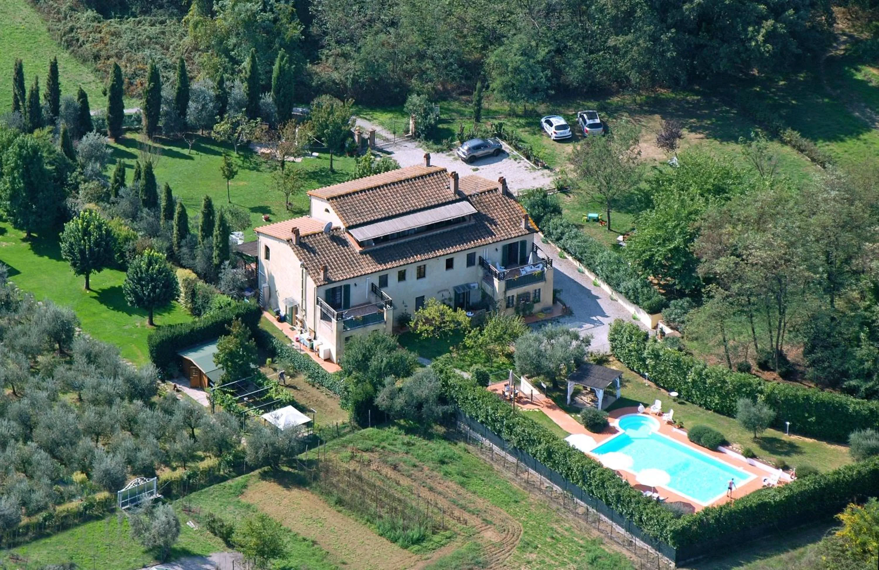 Bird's eye view, Bird's-eye View in Casal di Peppe B&B