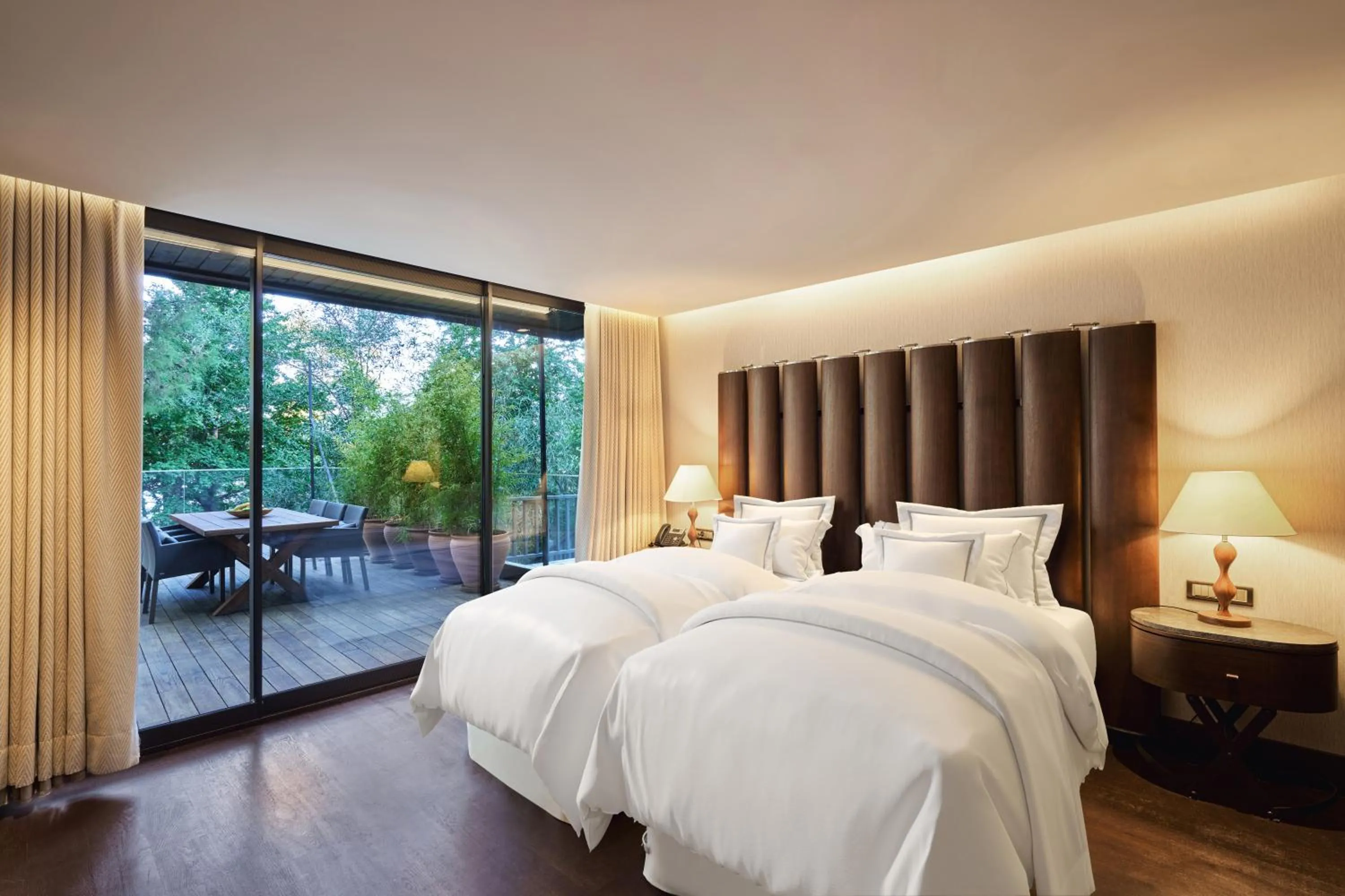 Bed in Club Prive by Rixos Gocek