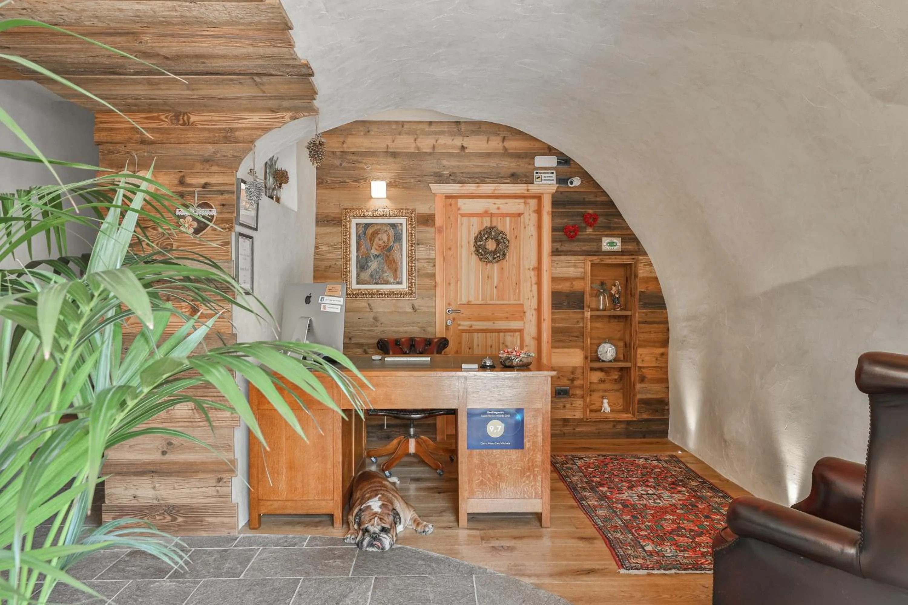 Lobby or reception in Garni Maso San Michele