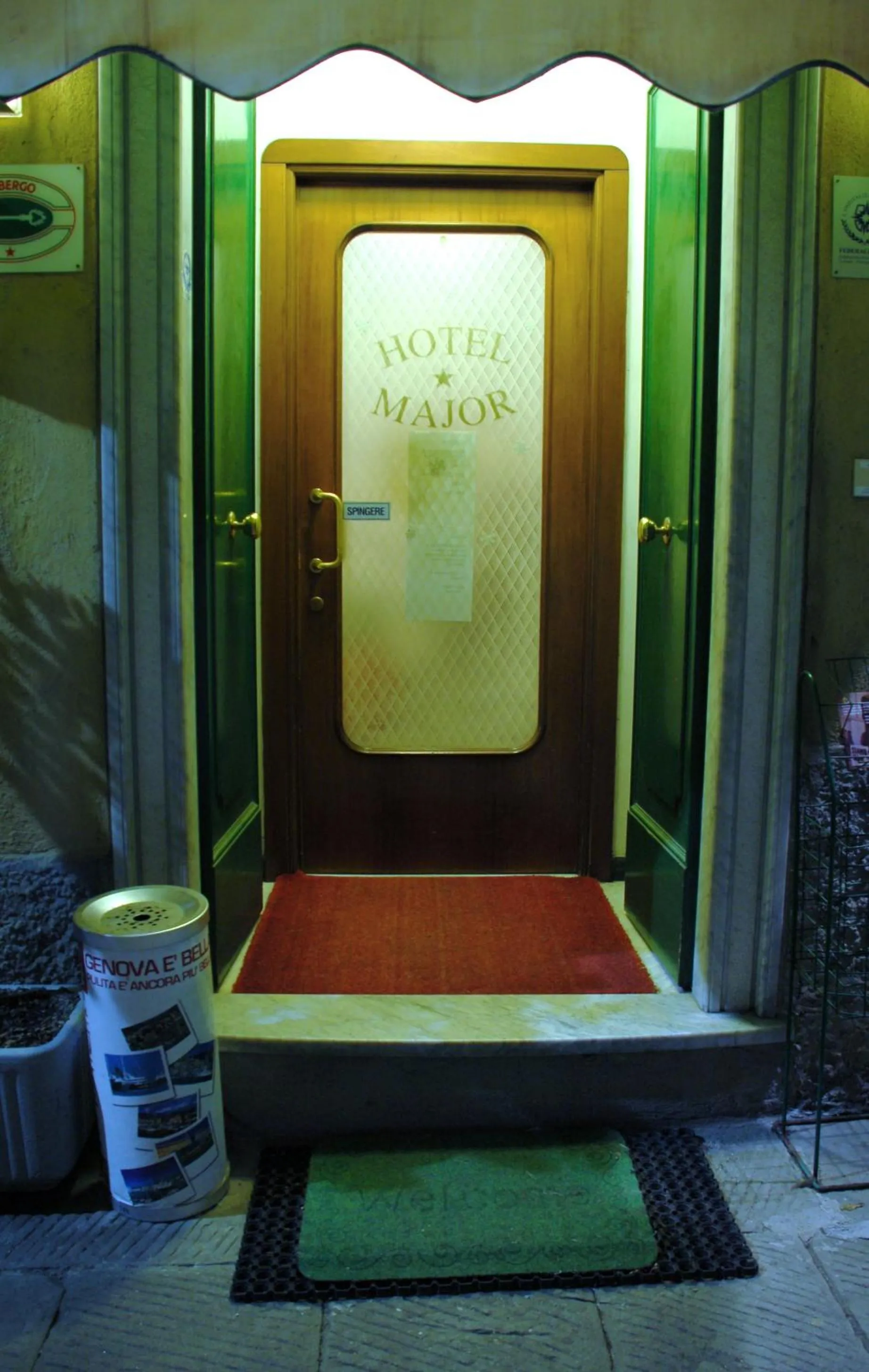 Facade/entrance in Hotel Major