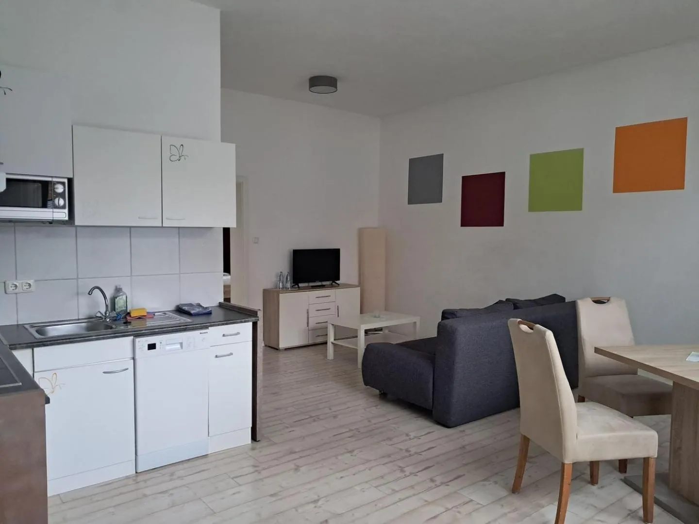 Kitchen or kitchenette in Gästehaus Laßbruch