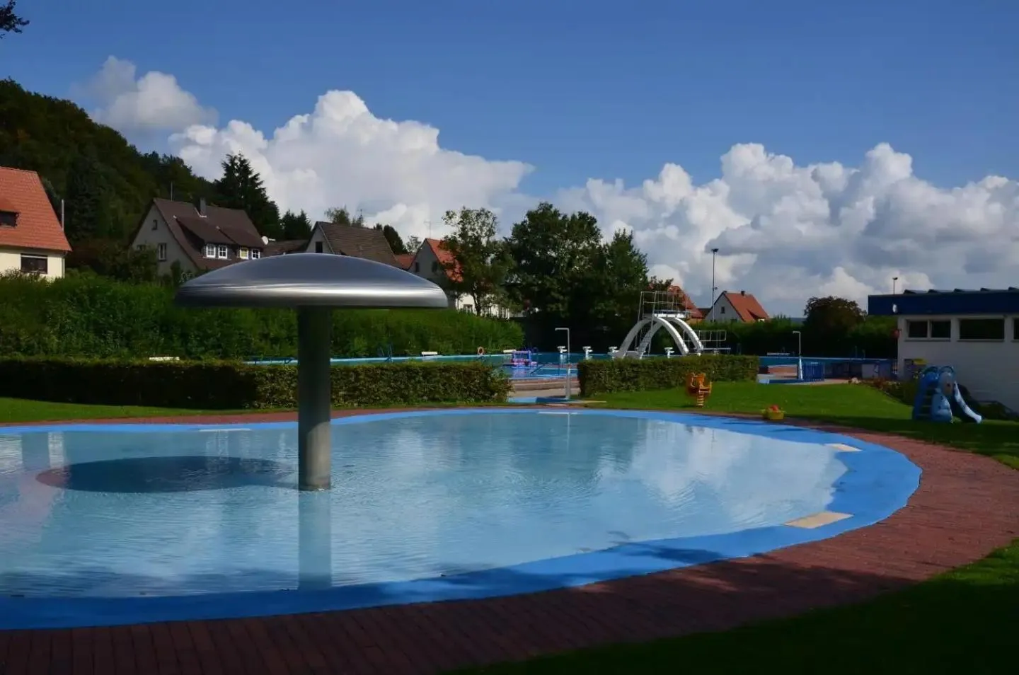 Natural landscape in Gästehaus Laßbruch