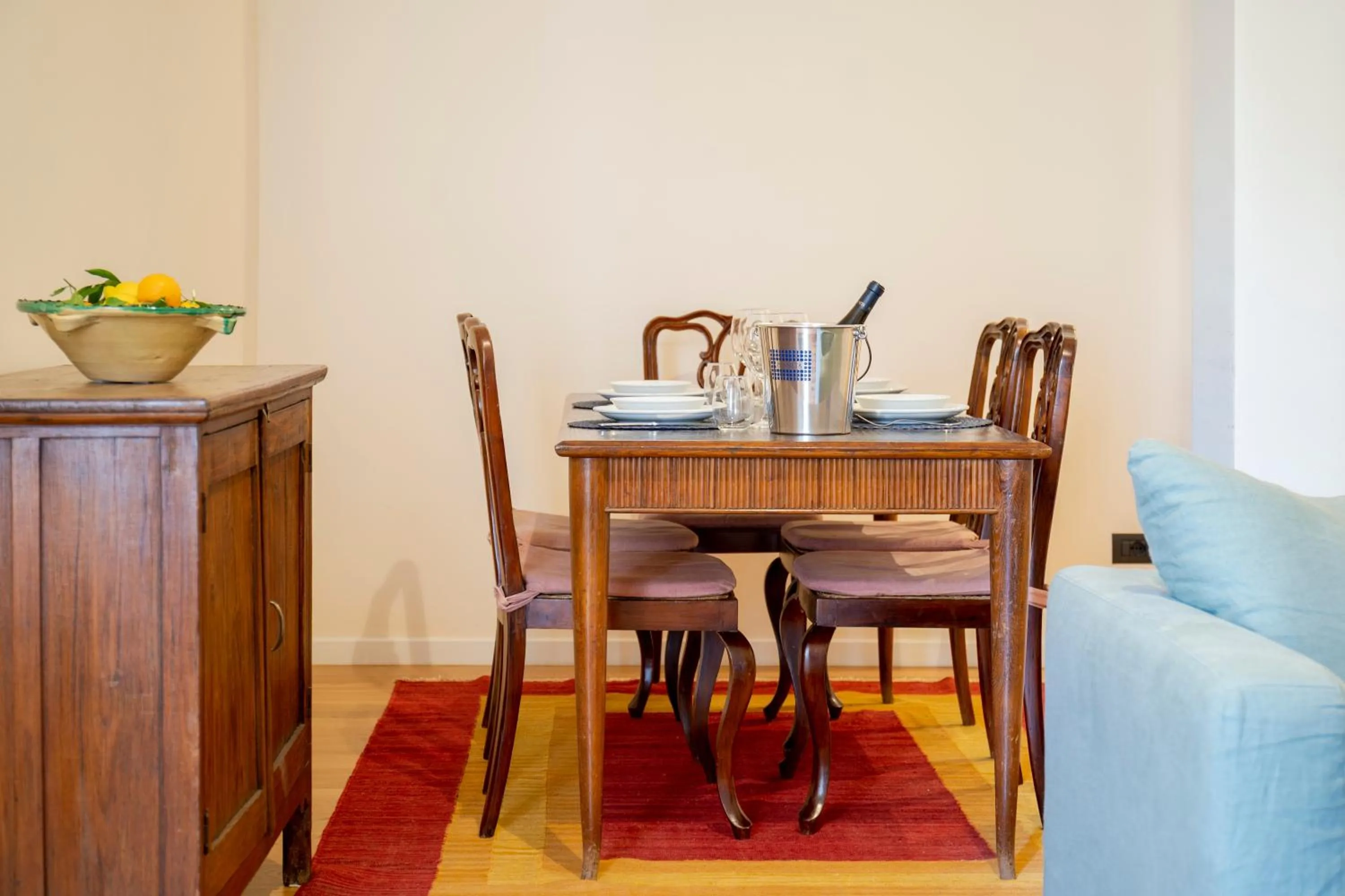 Dining area in Palazzo Planeta