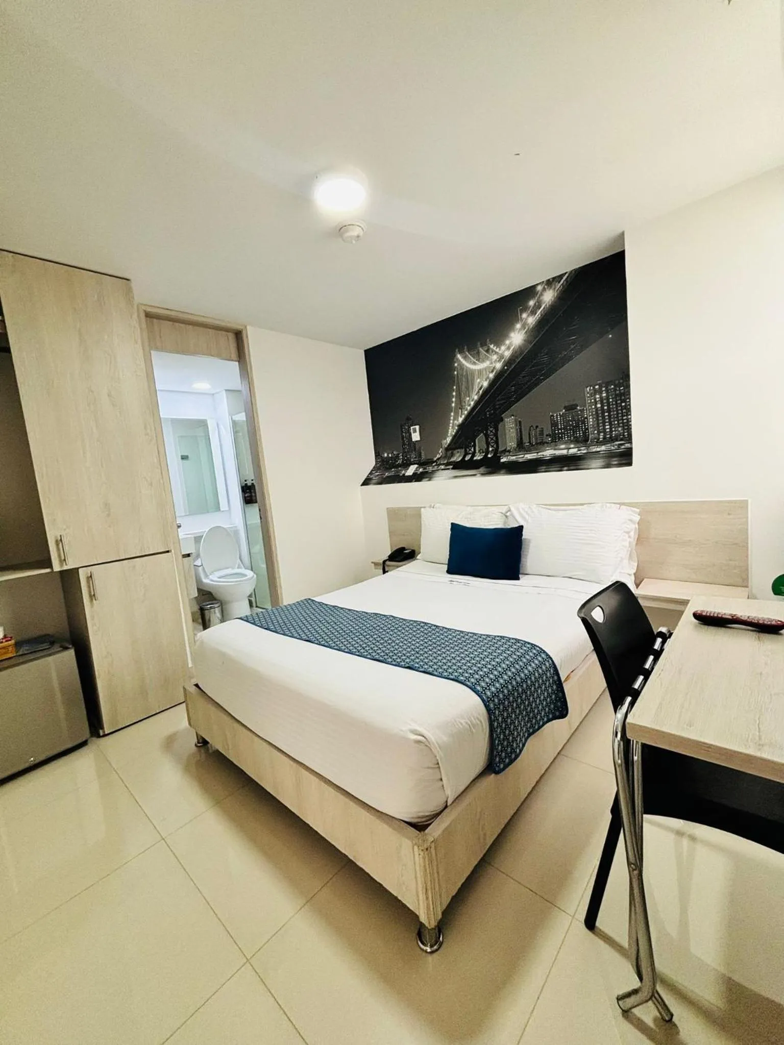 Bed in Hotel Laureles Plaza