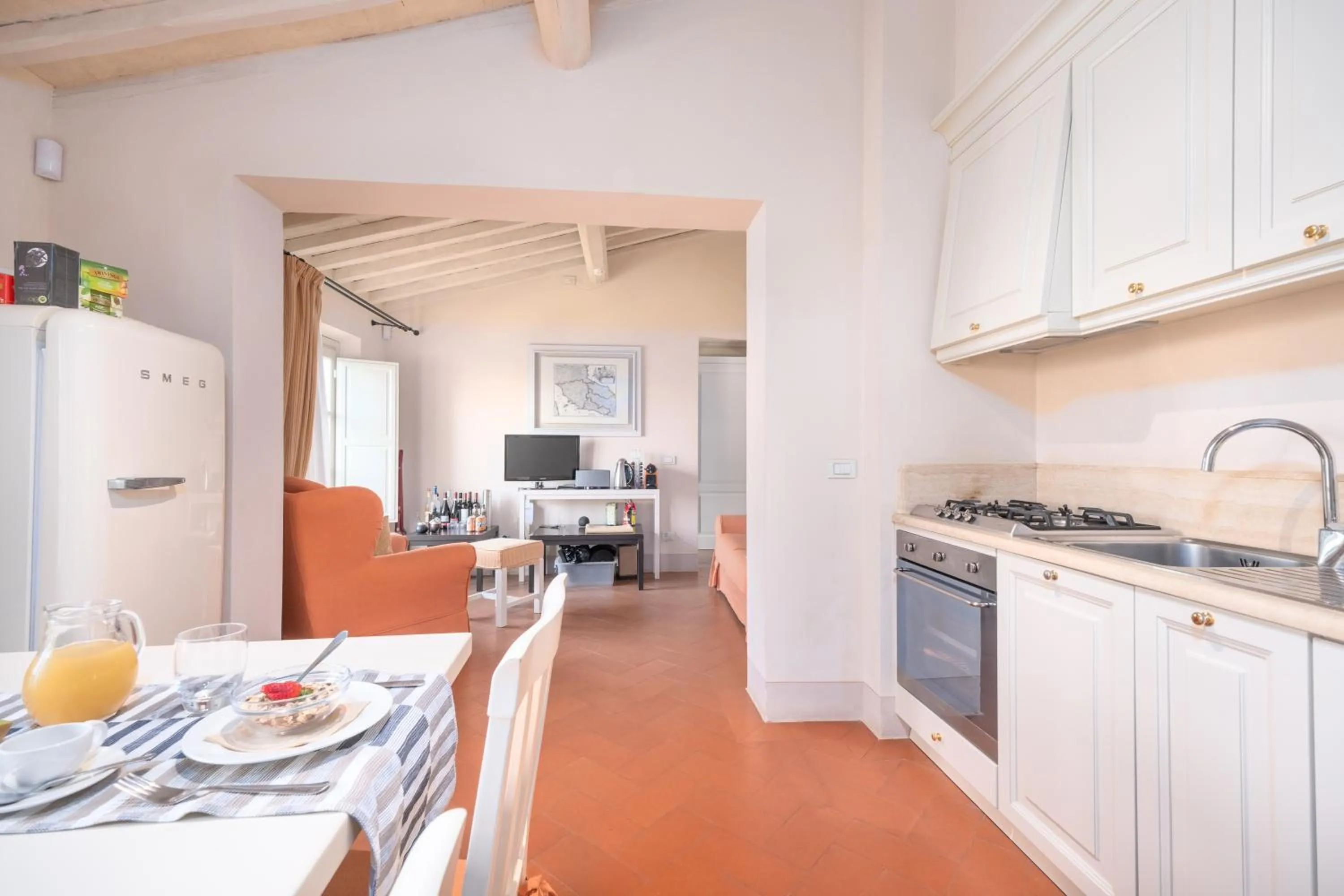 Kitchen or kitchenette in B&B Borgo di Pratavecchie