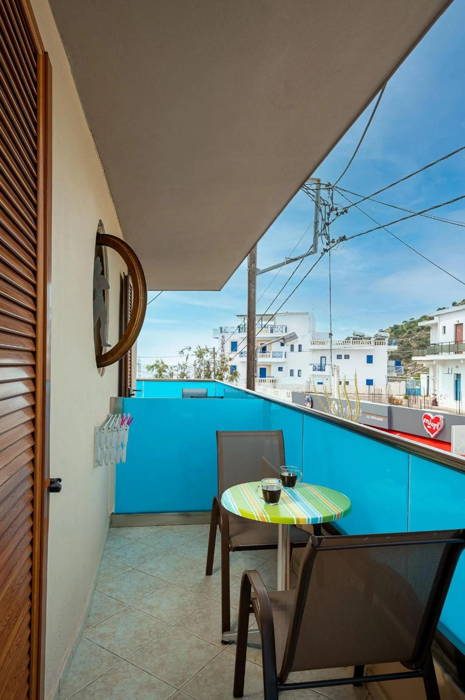 Balcony/Terrace in Minos Boutique Hotel