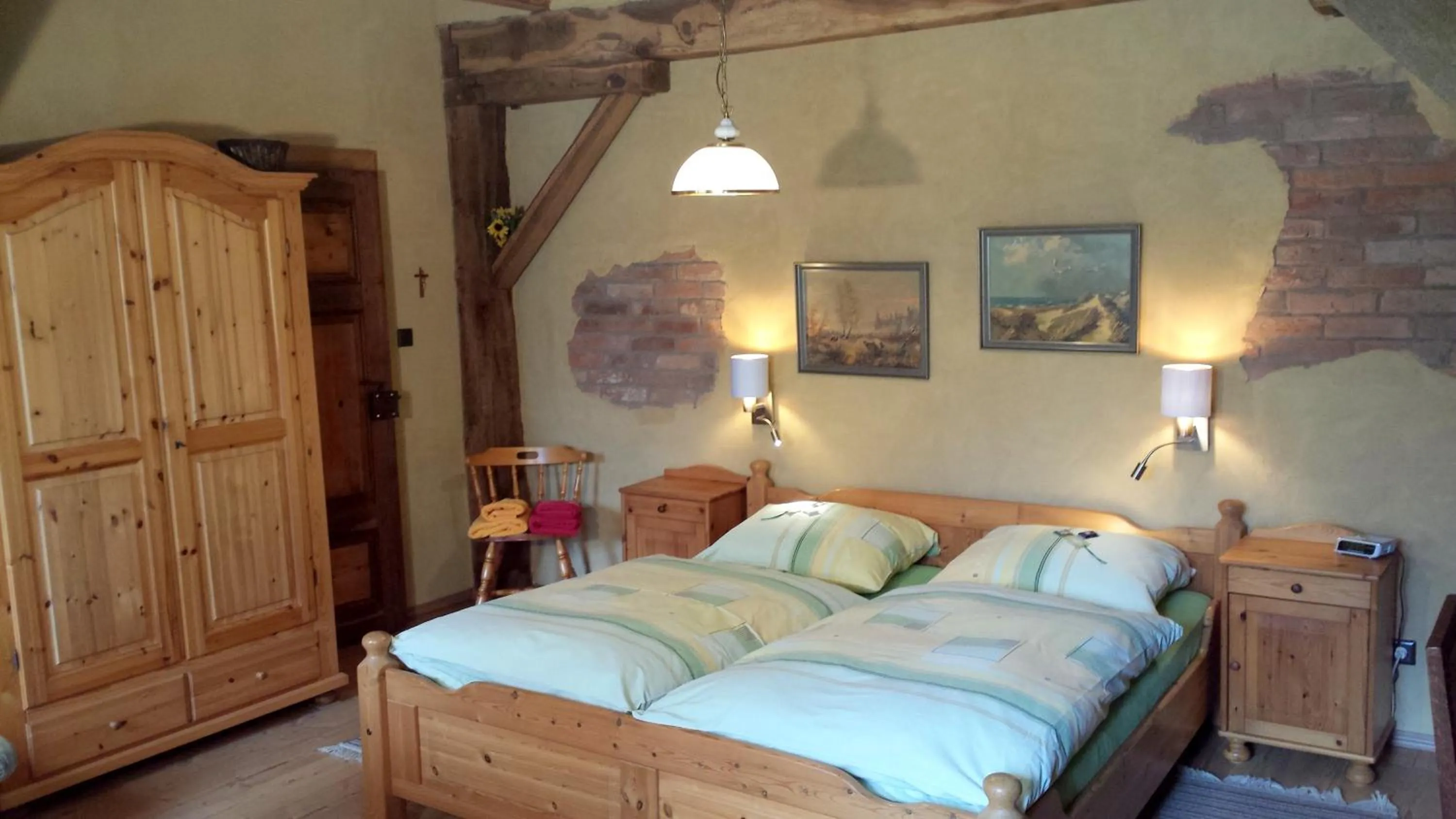 Photo of the whole room, Bed in Landhotel Sonnenhof im Wendland