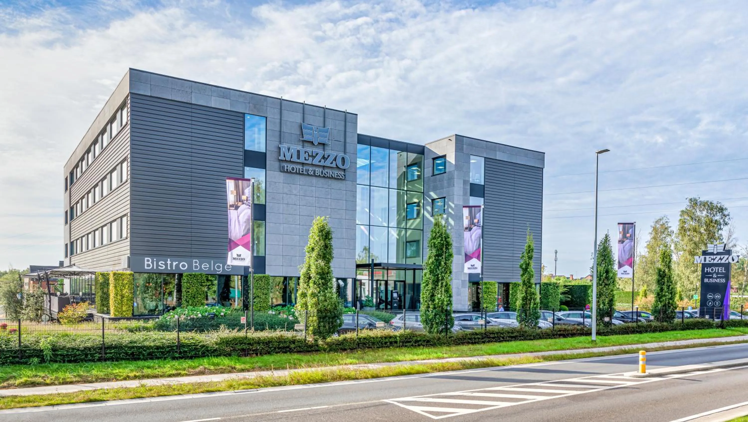 Property building in Mezzo Hotel & Business