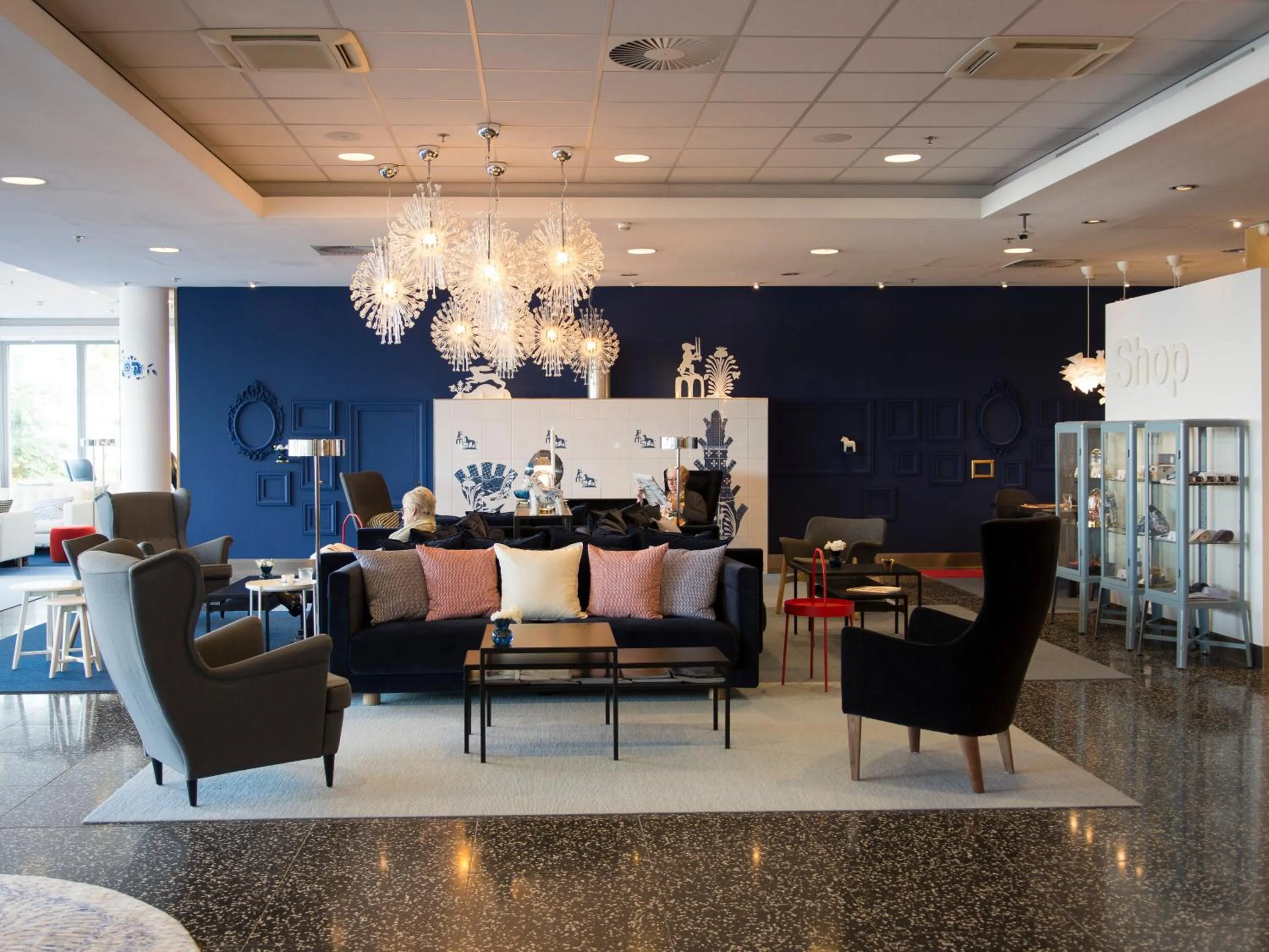 Lobby or reception in WestCord Hotel Delft