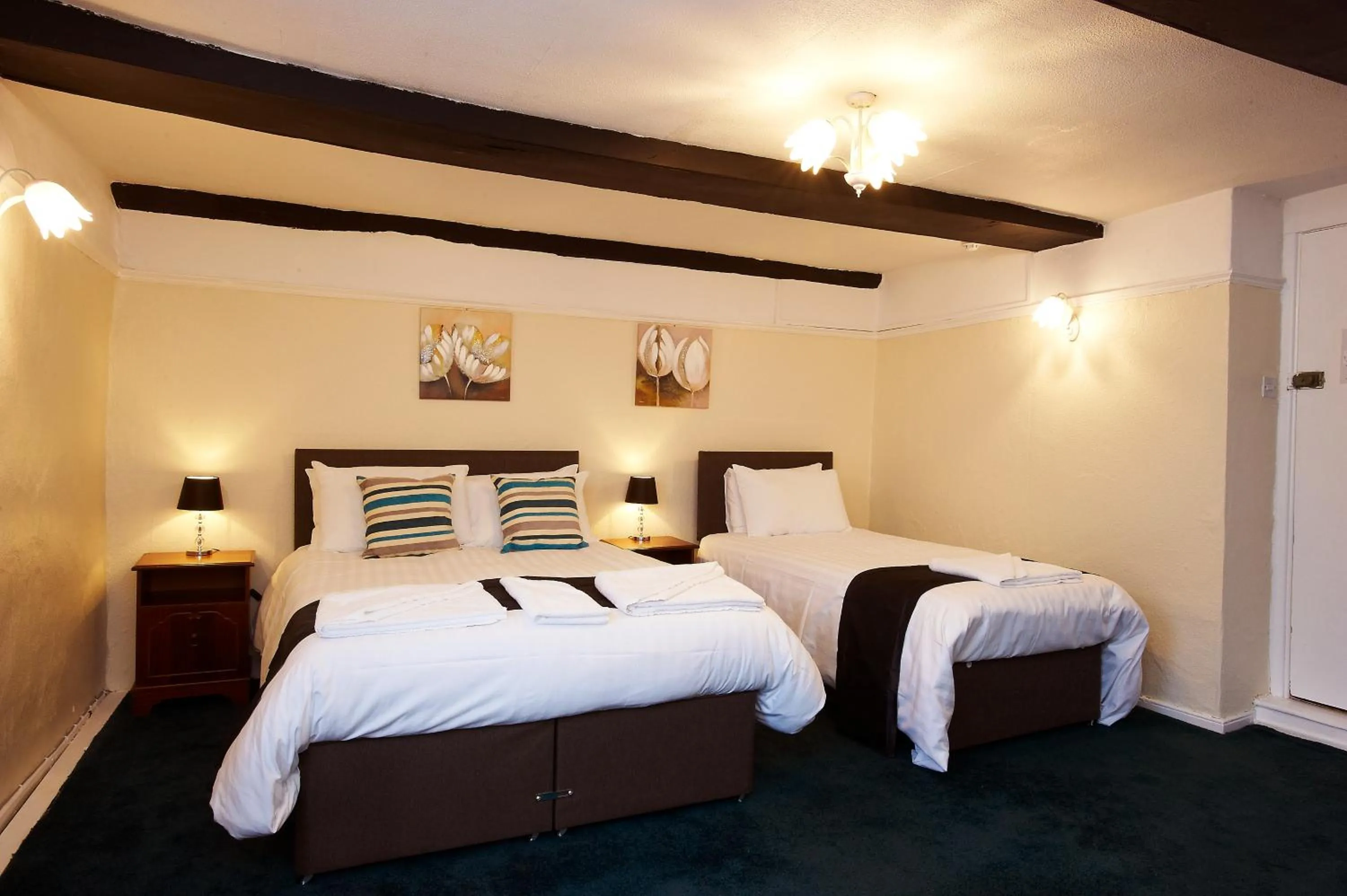 Bed in The Black Swan Inn
