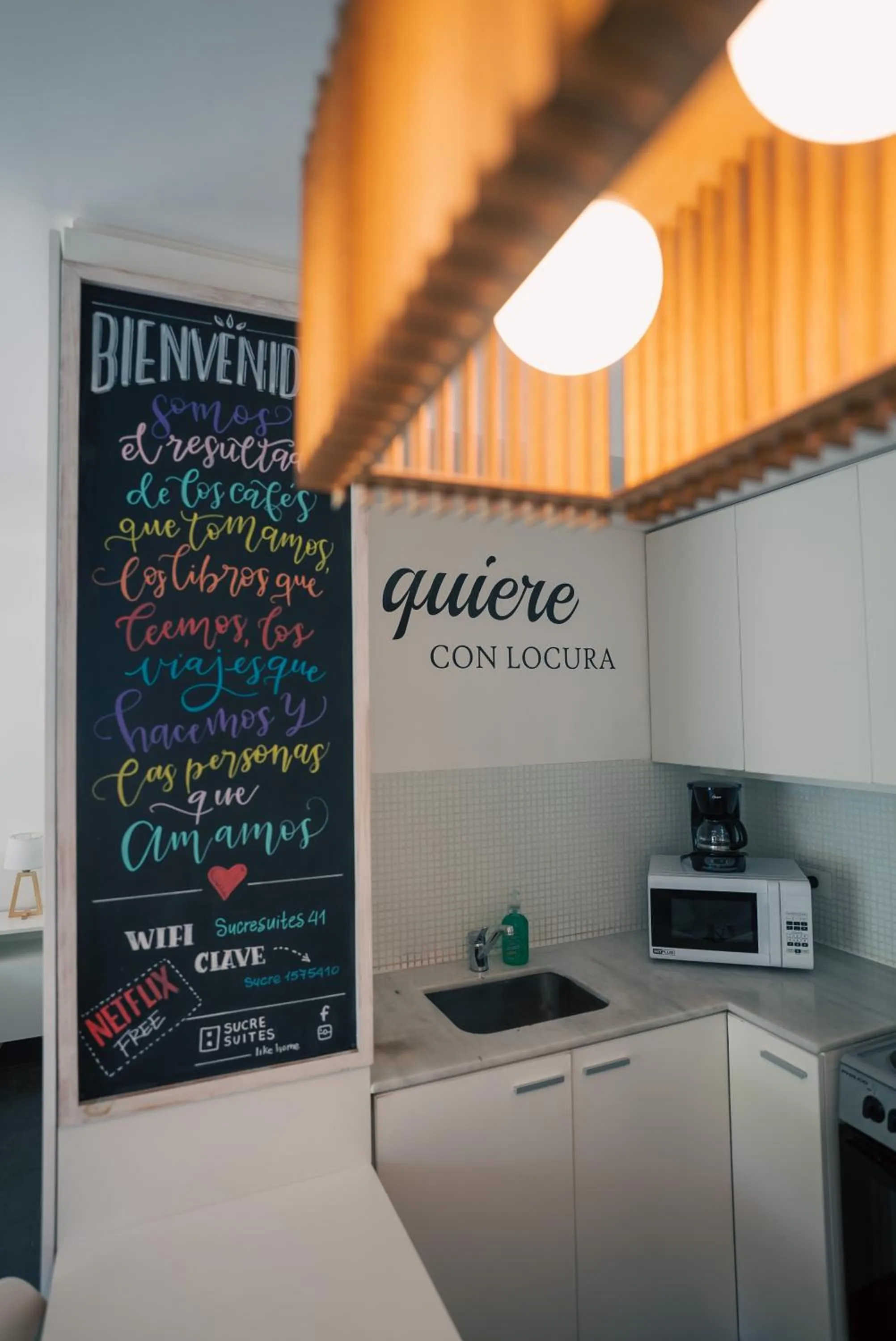 Kitchen or kitchenette in Sucre Suites