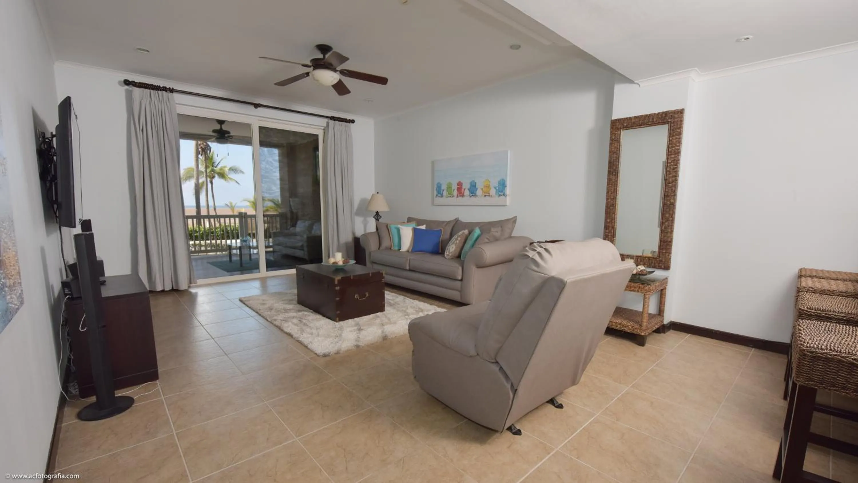 Living room in The Palms Jaco