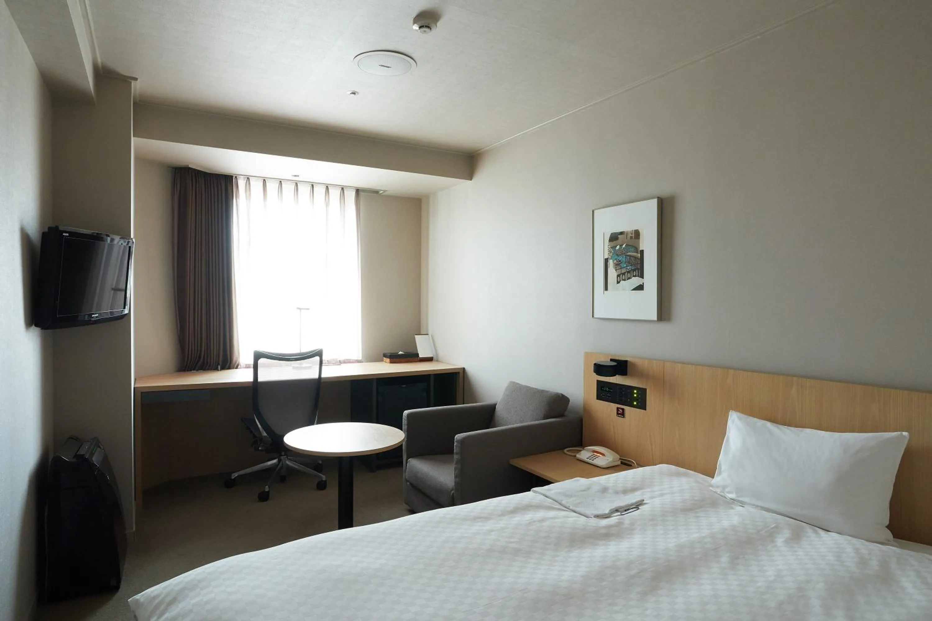 Bed in Rhino Hotel Kyoto