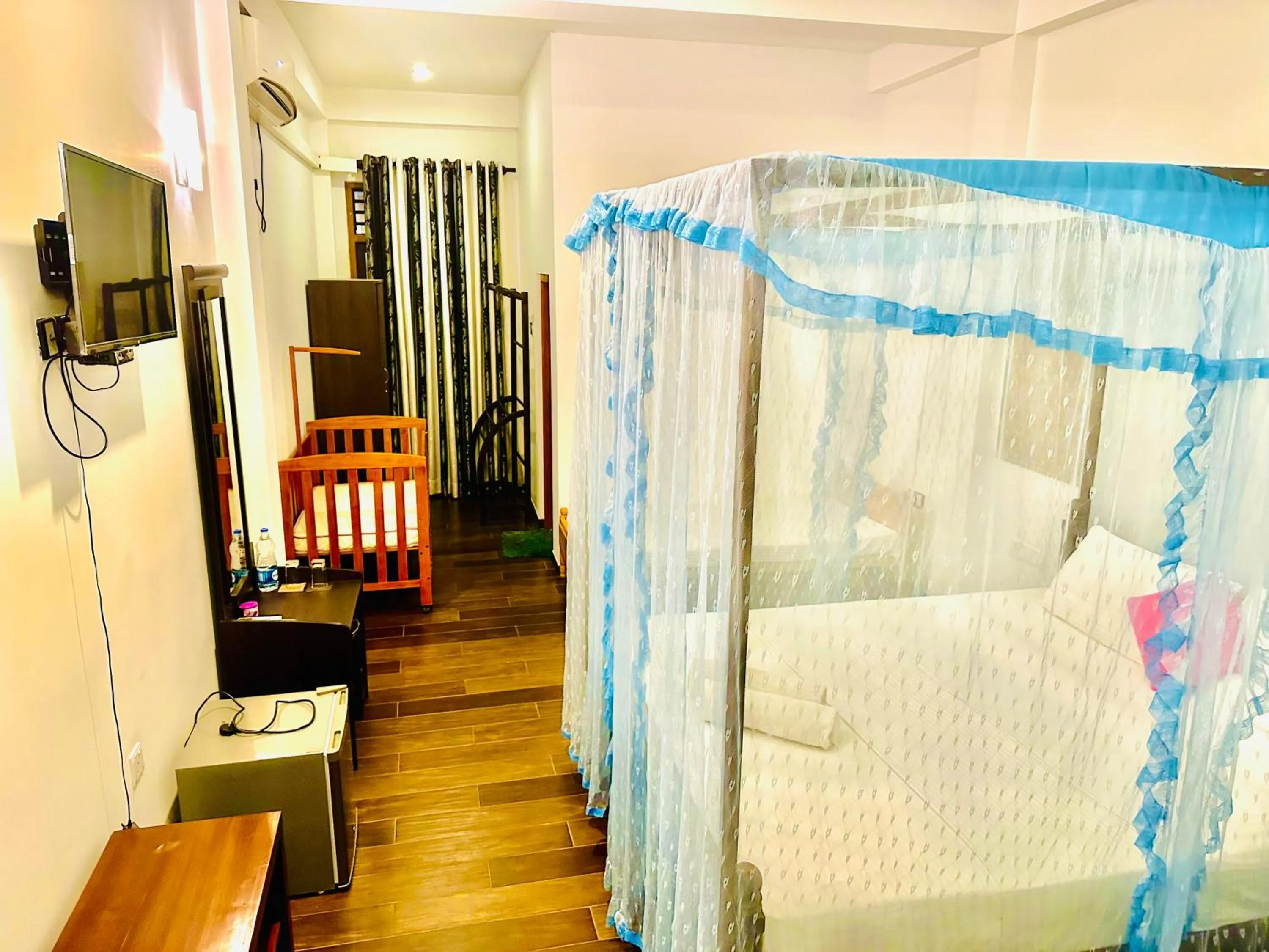 Bed in St CLAIRE'S GREEN Negombo Hotel & Hostels