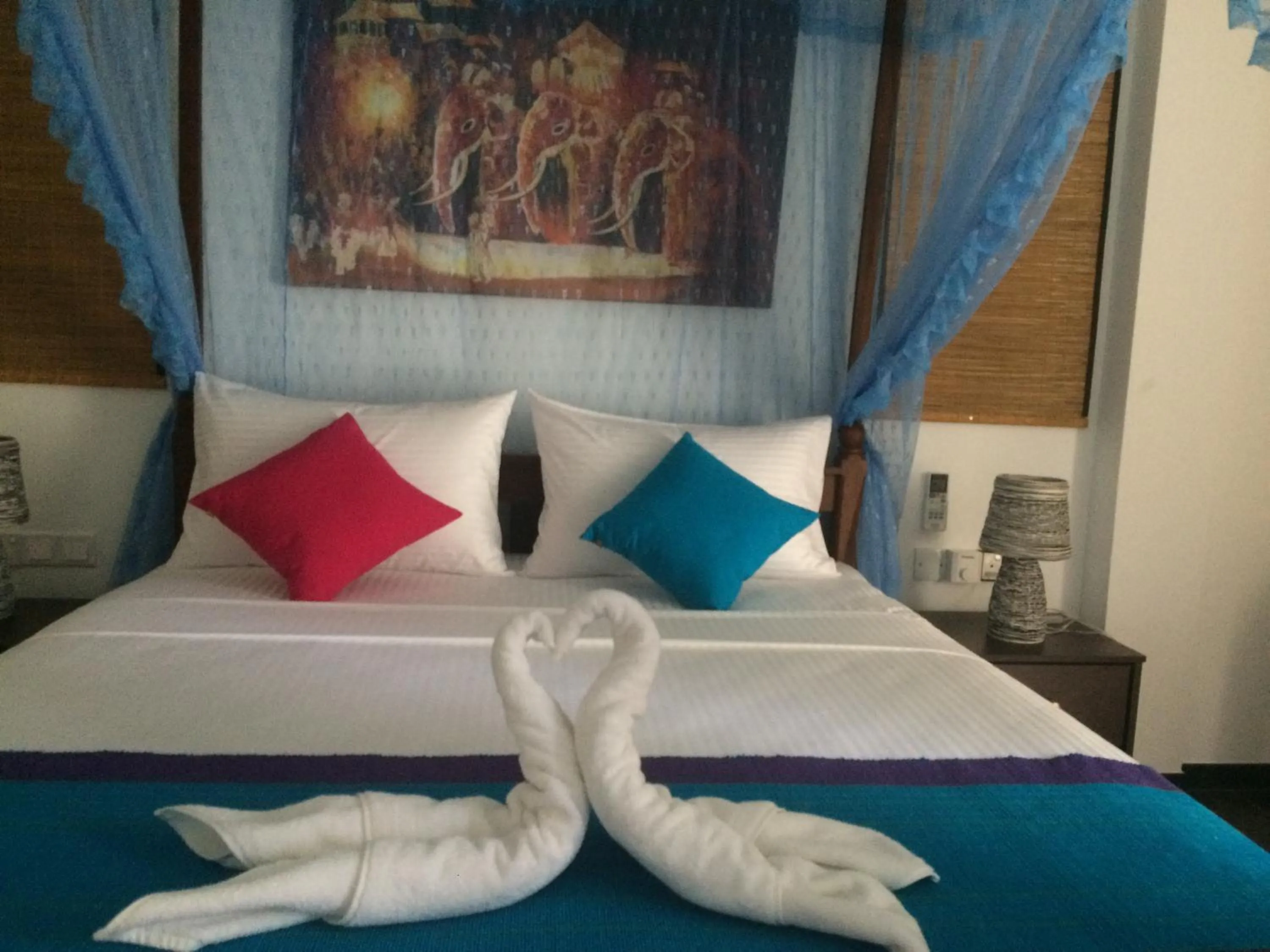 Bed in St CLAIRE'S GREEN Negombo Hotel & Hostels