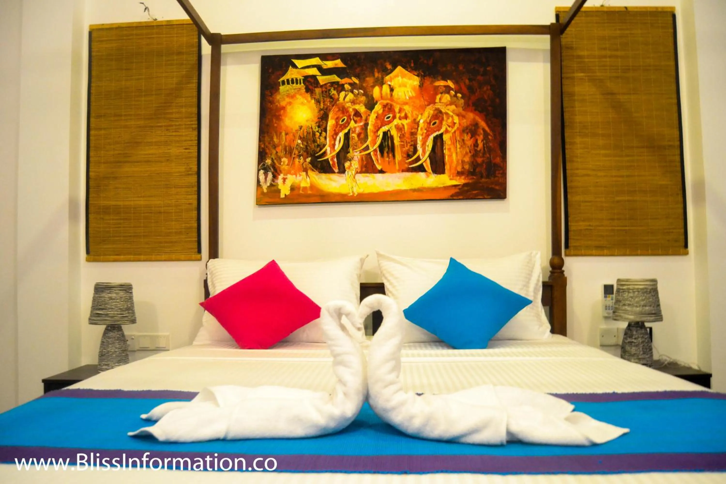 Bed in St CLAIRE'S GREEN Negombo Hotel & Hostels