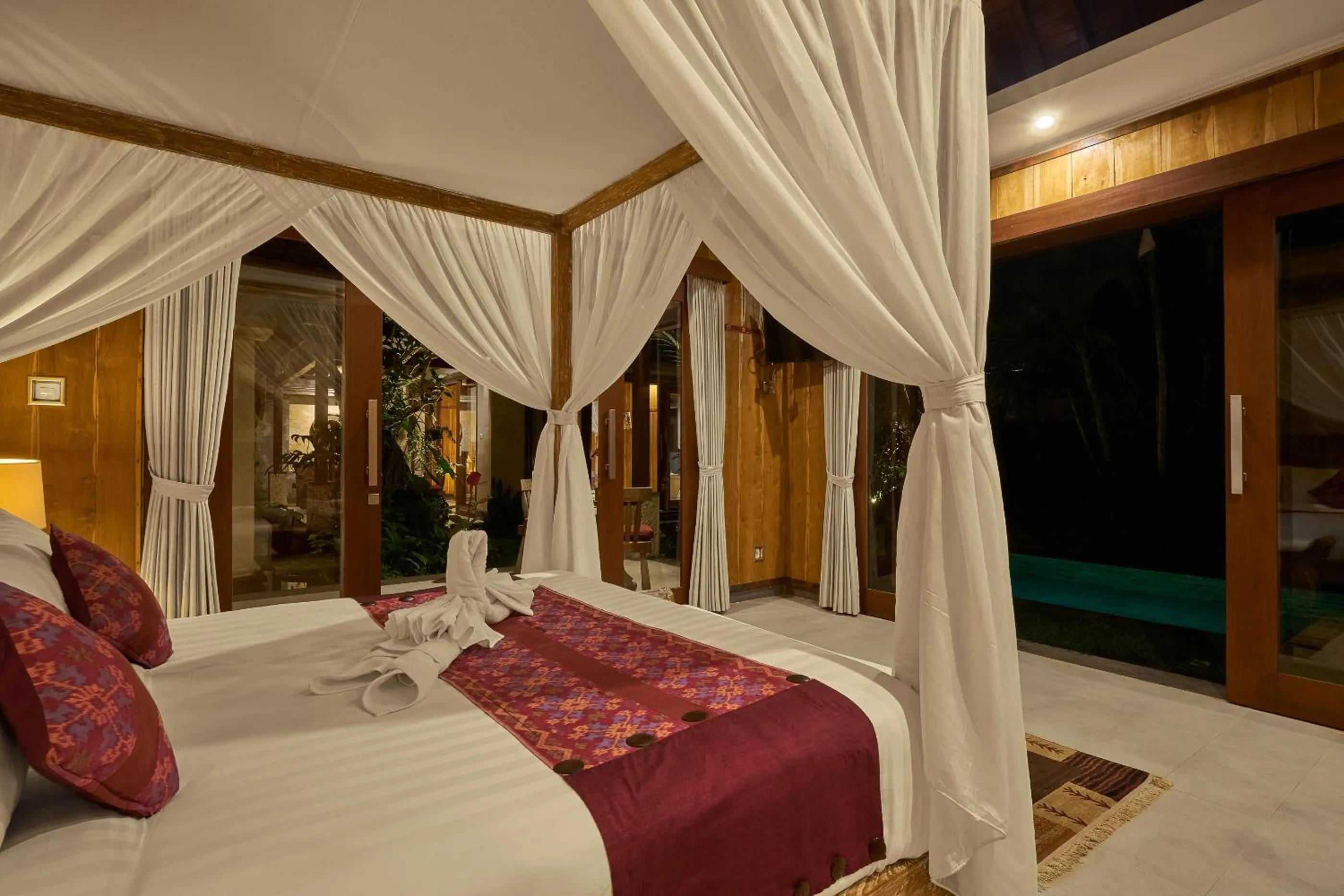 Property building, Bed in Buana Tirta Ubud Villa