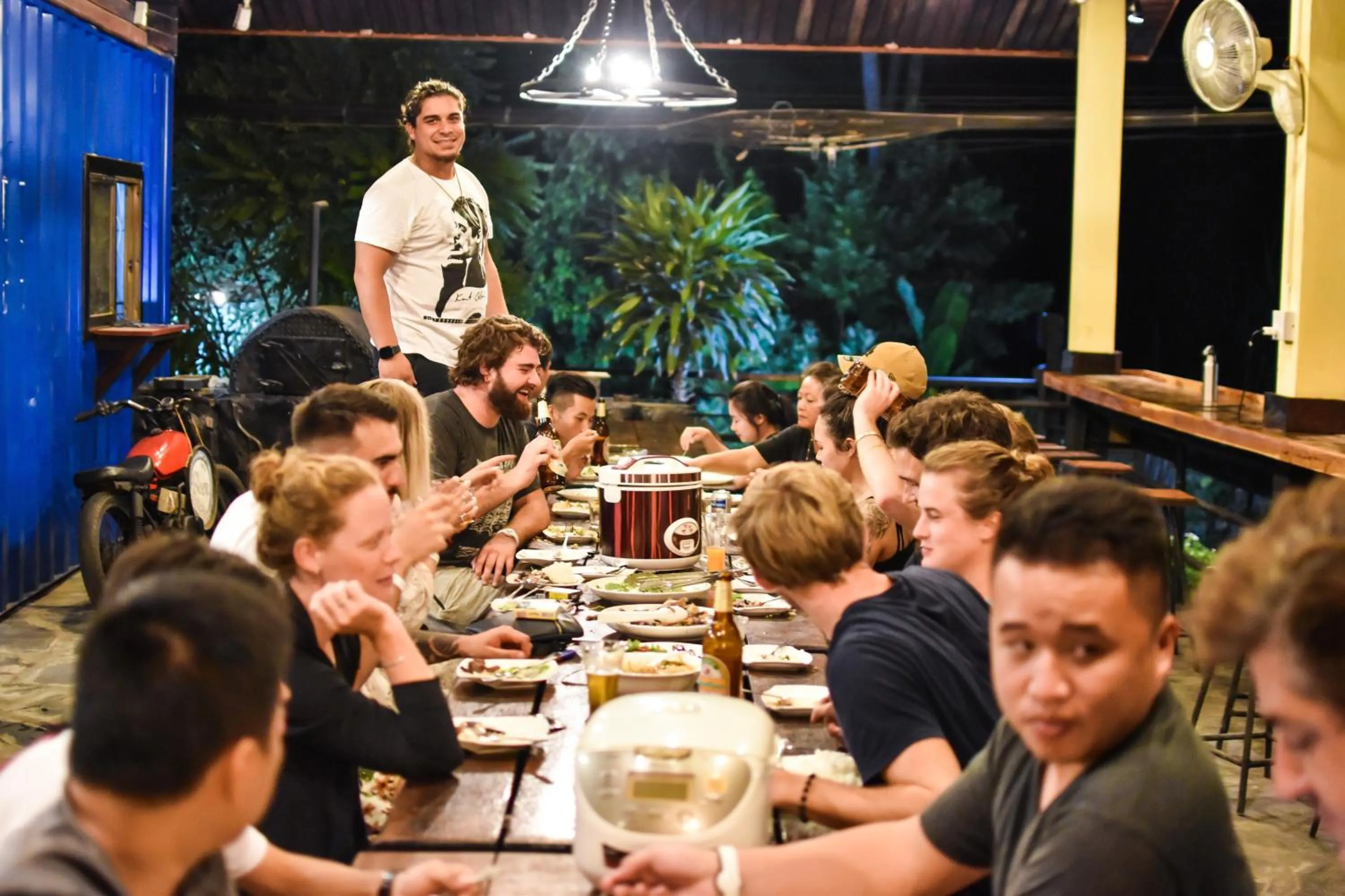 People in Mad Monkey Luang Prabang