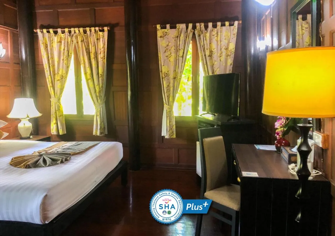 Property building, Bed in Baan Amphawa Resort & Spa - SHA Certified