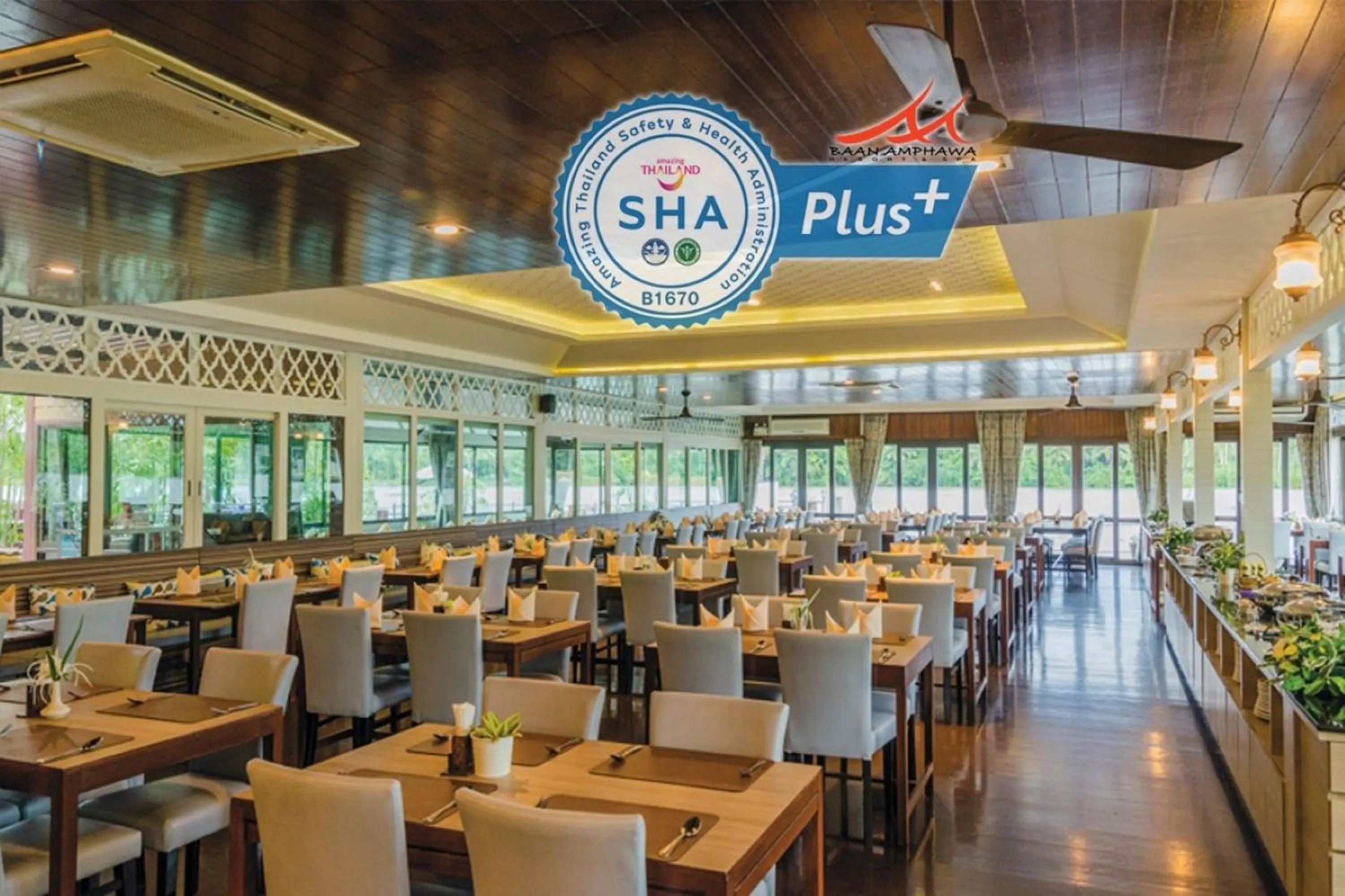 Restaurant/places to eat in Baan Amphawa Resort & Spa - SHA Certified