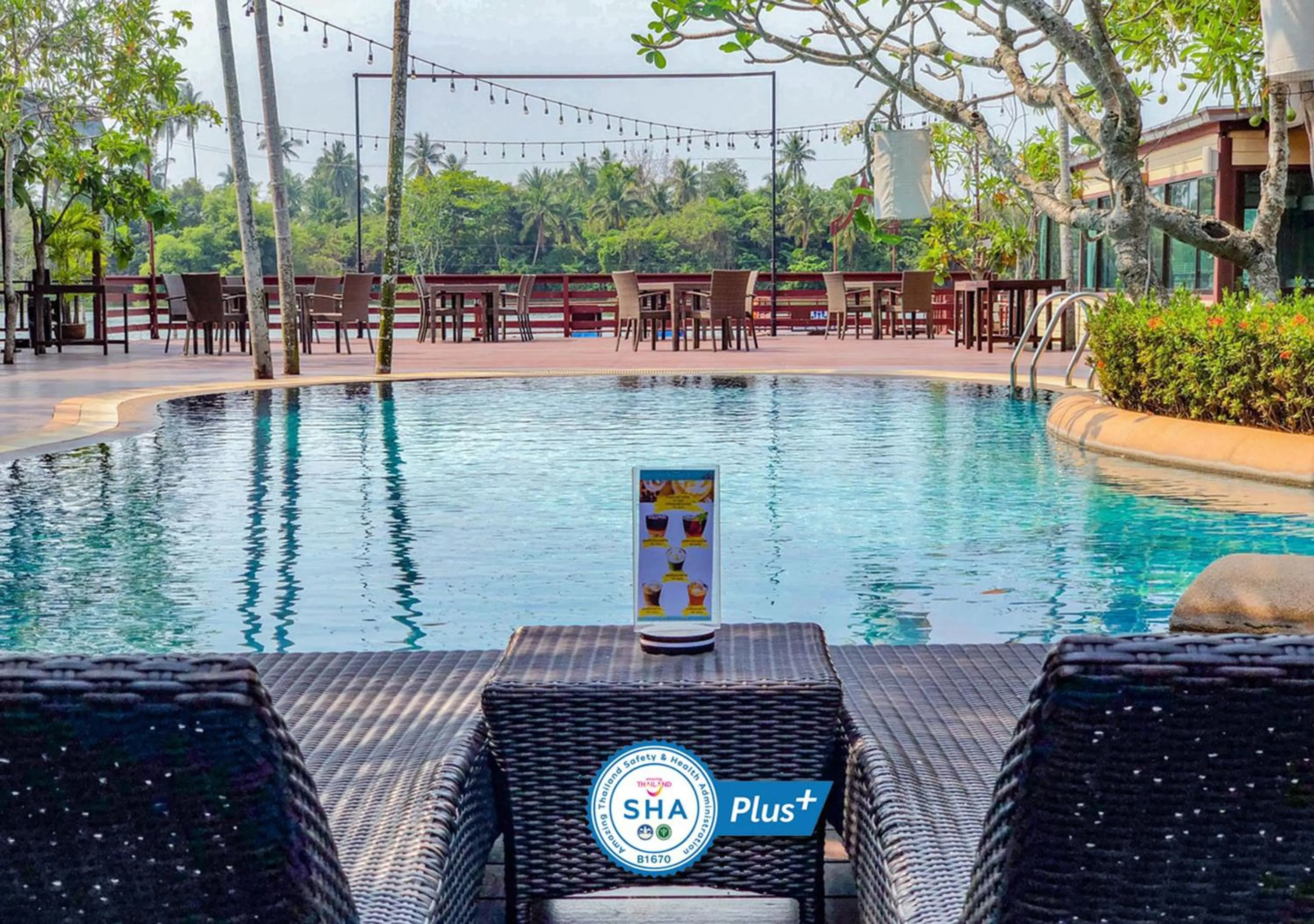 Swimming pool in Baan Amphawa Resort & Spa - SHA Certified