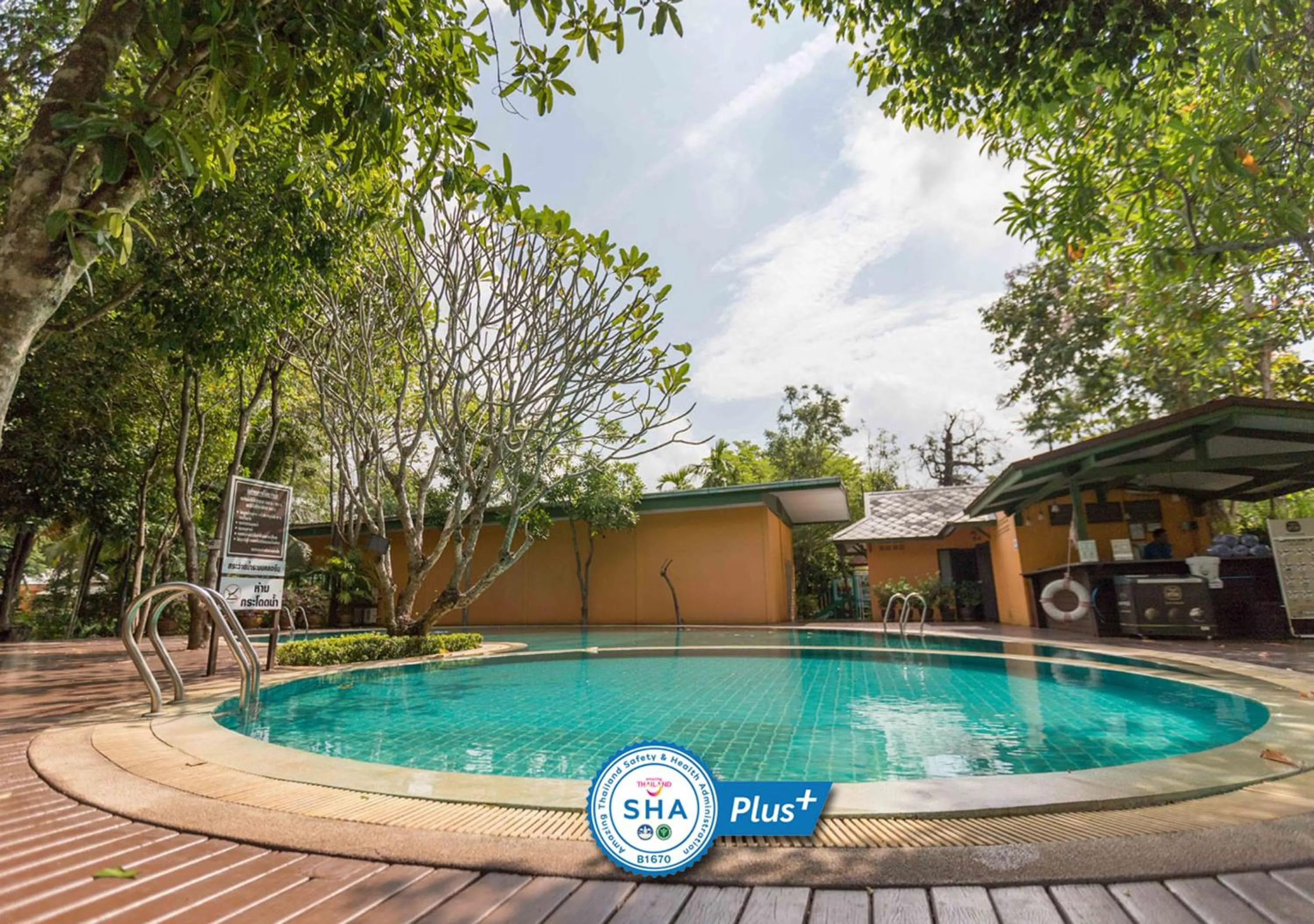 Swimming pool in Baan Amphawa Resort & Spa - SHA Certified