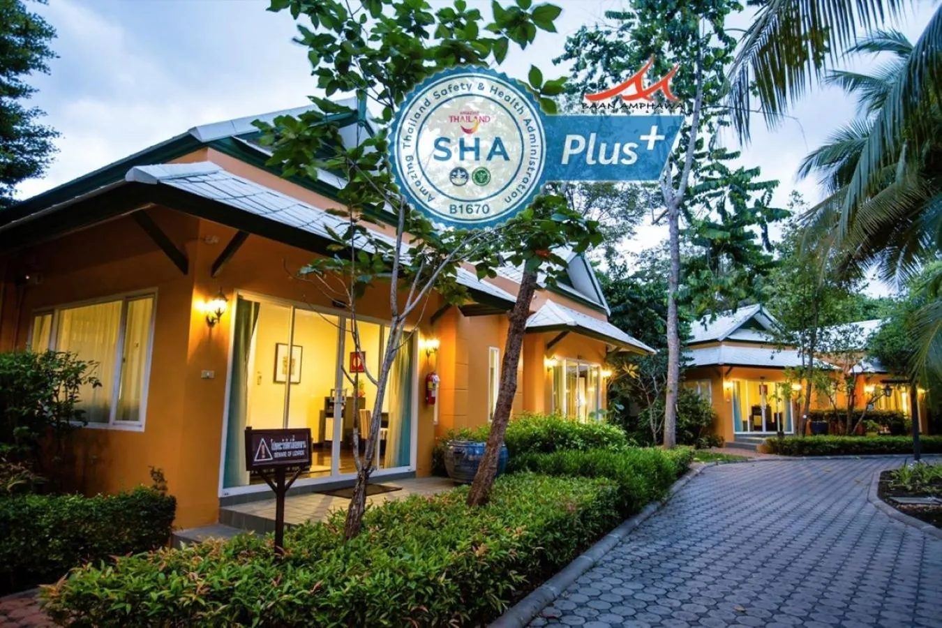 Property building in Baan Amphawa Resort & Spa - SHA Certified
