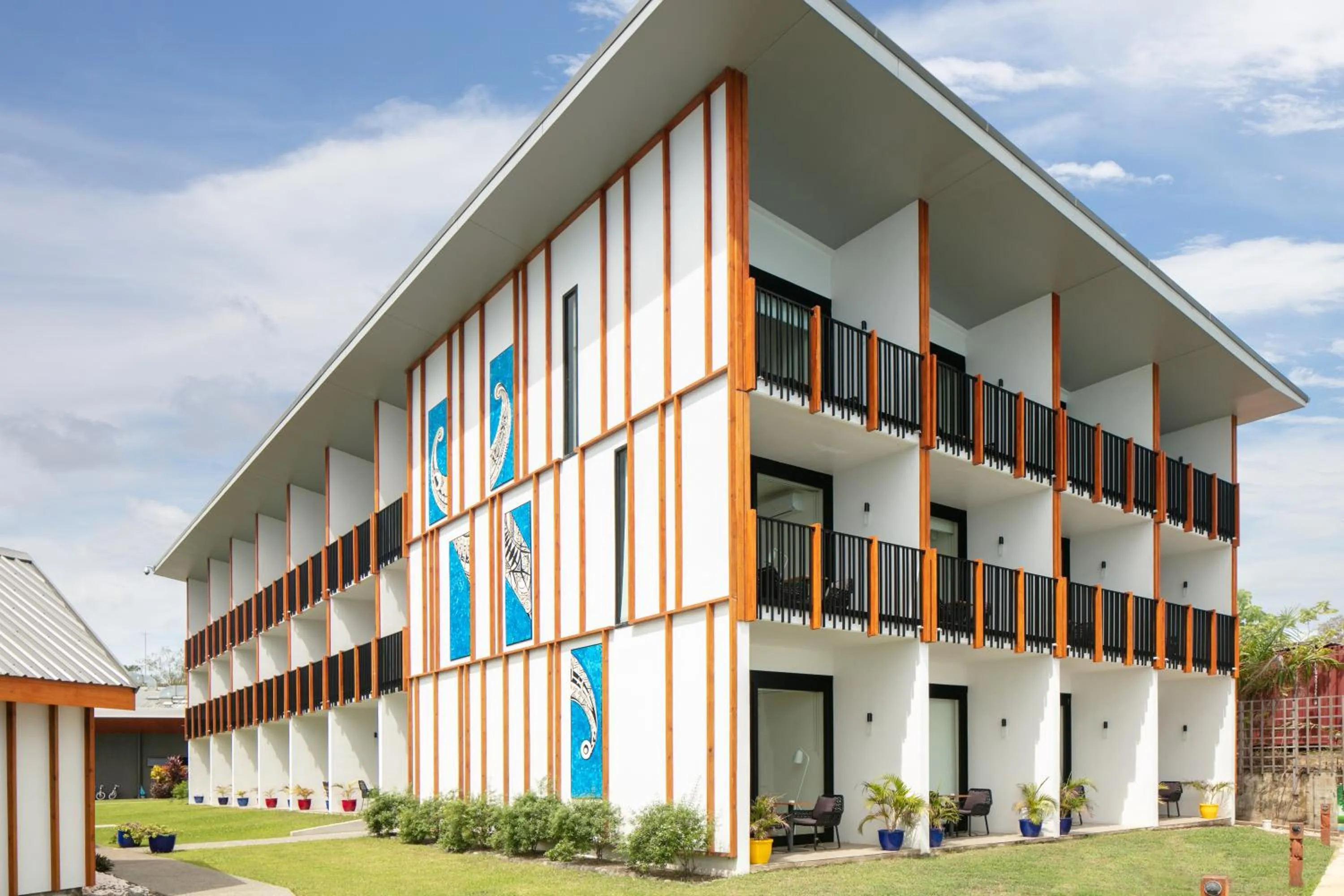 Property building in Coral Sea Resort & Casino