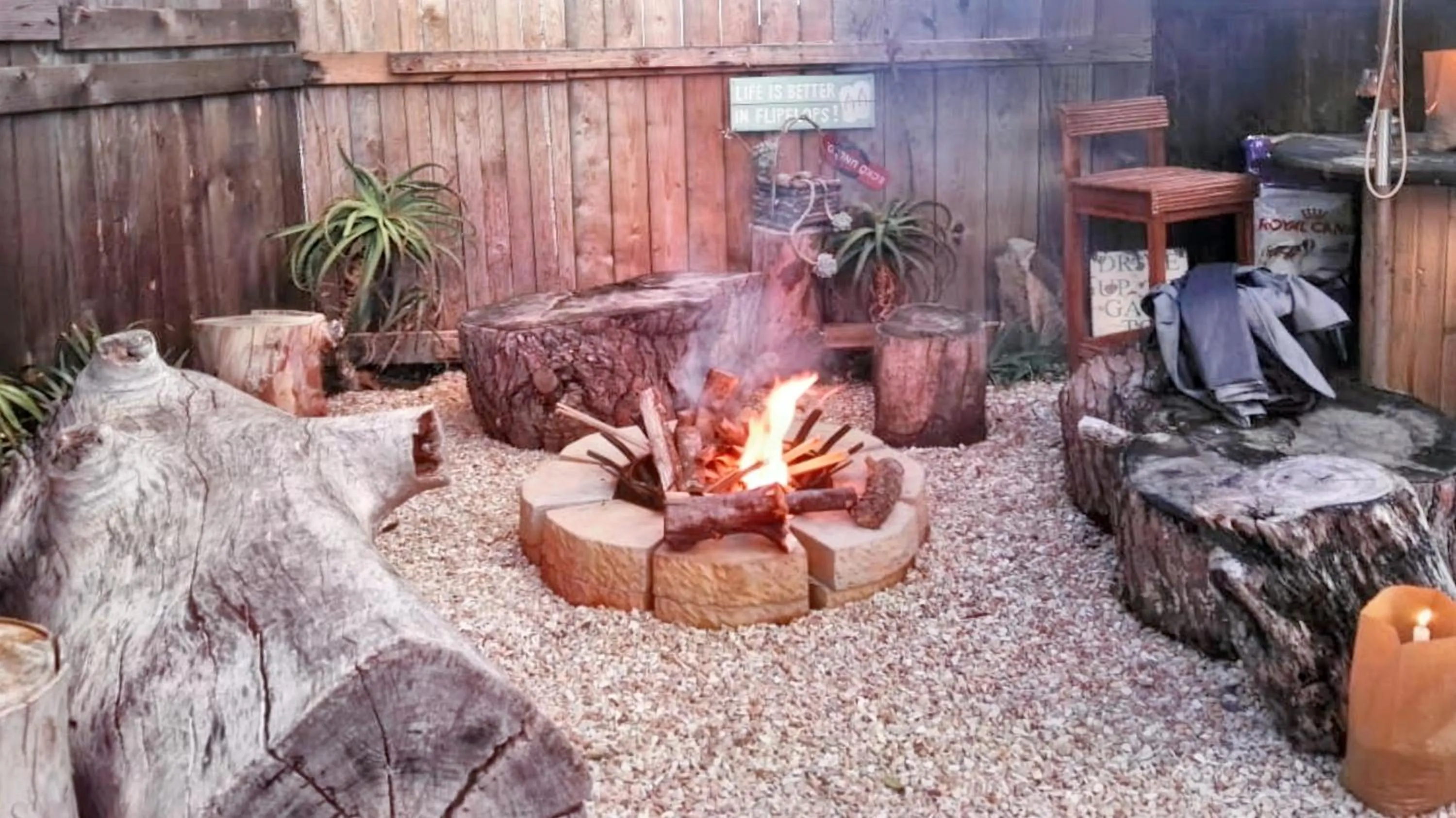 BBQ facilities in Log Inn