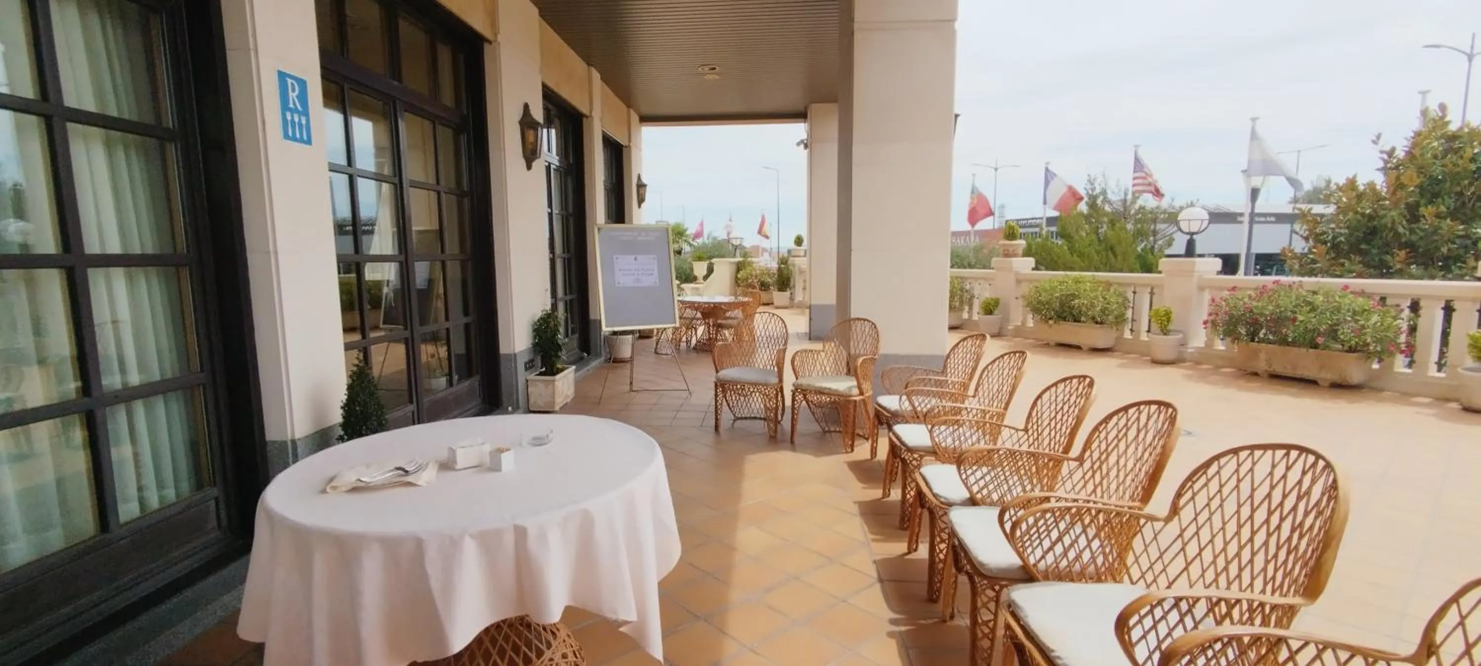 Balcony/Terrace in Hotel Conde Ansúrez