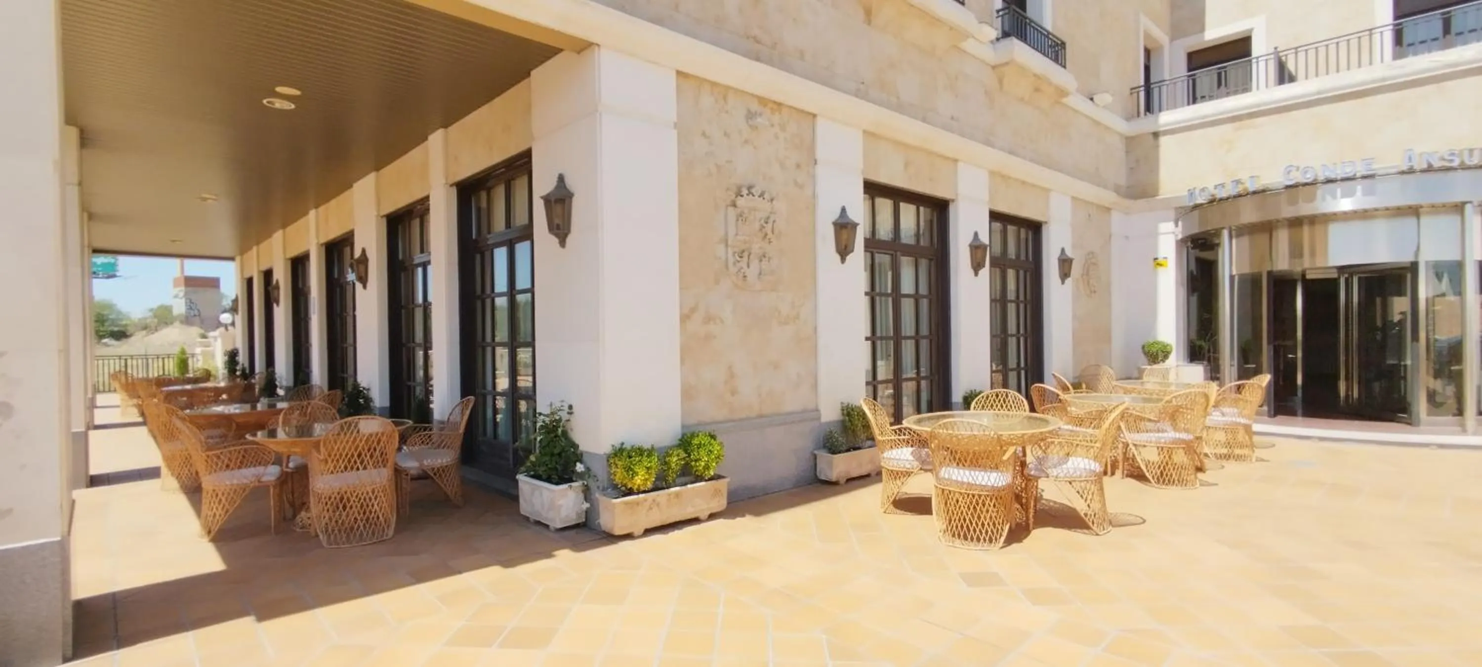 Balcony/Terrace in Hotel Conde Ansúrez