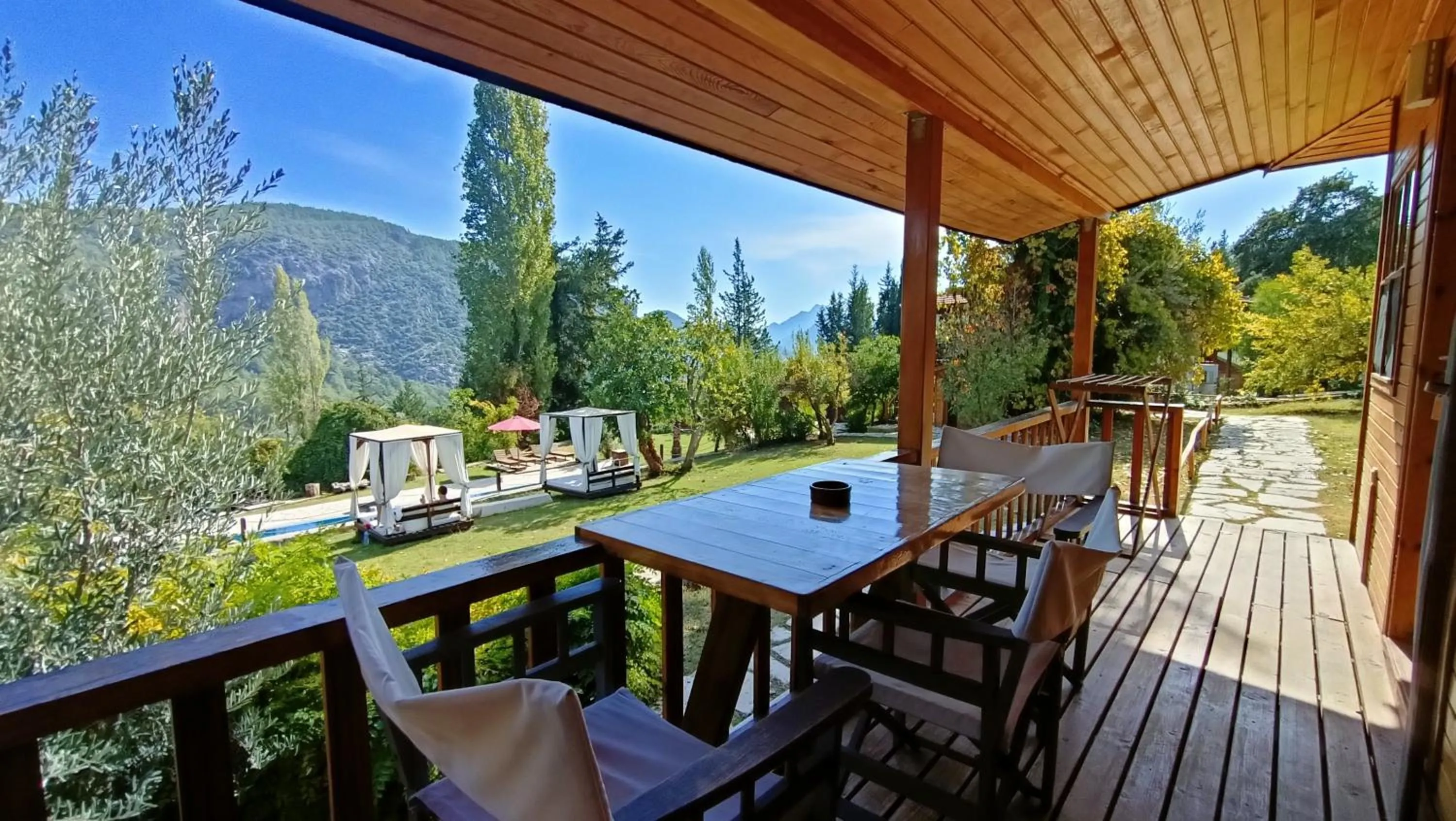 Balcony/Terrace in Lycia Nature House