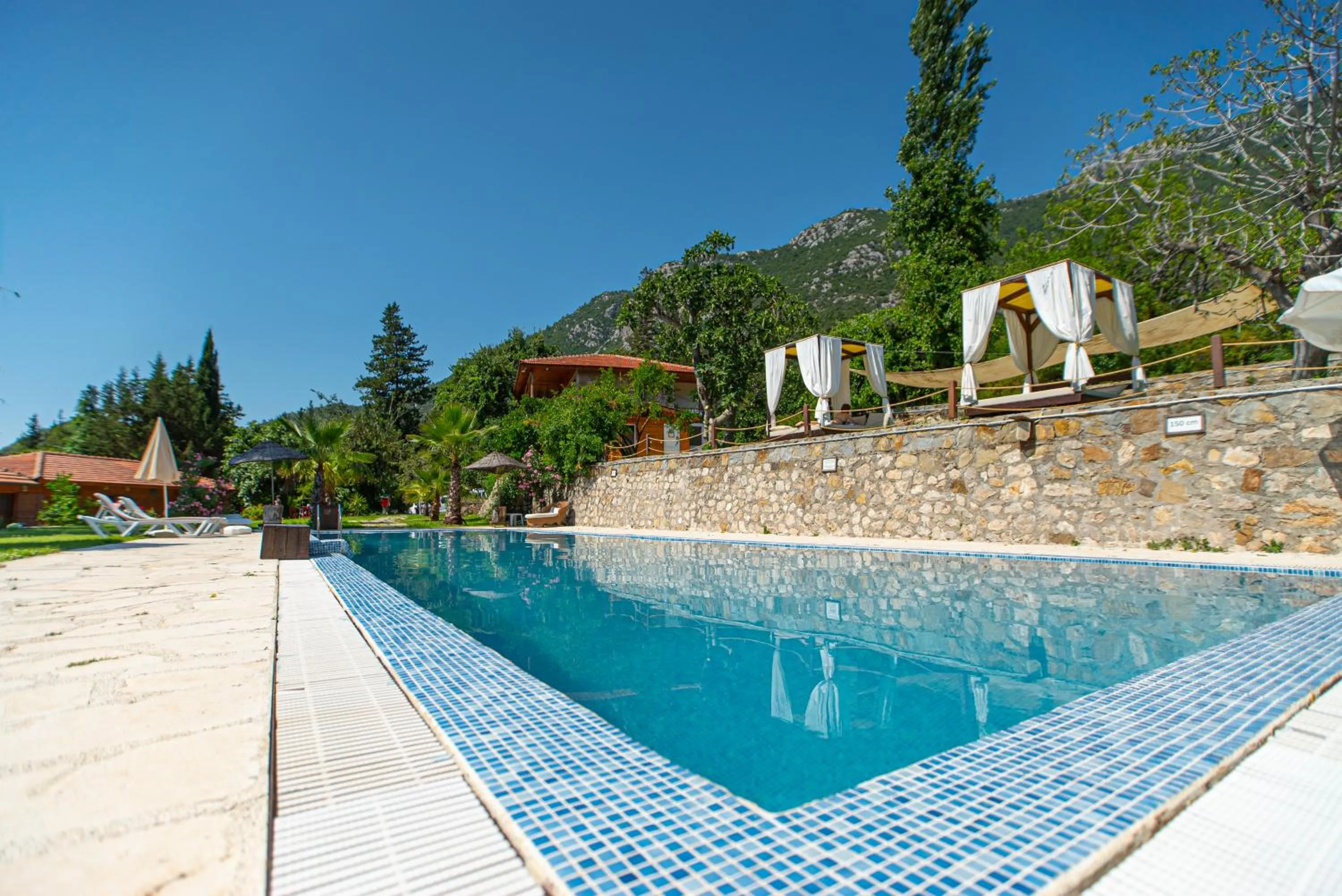 Swimming pool in Lycia Nature House