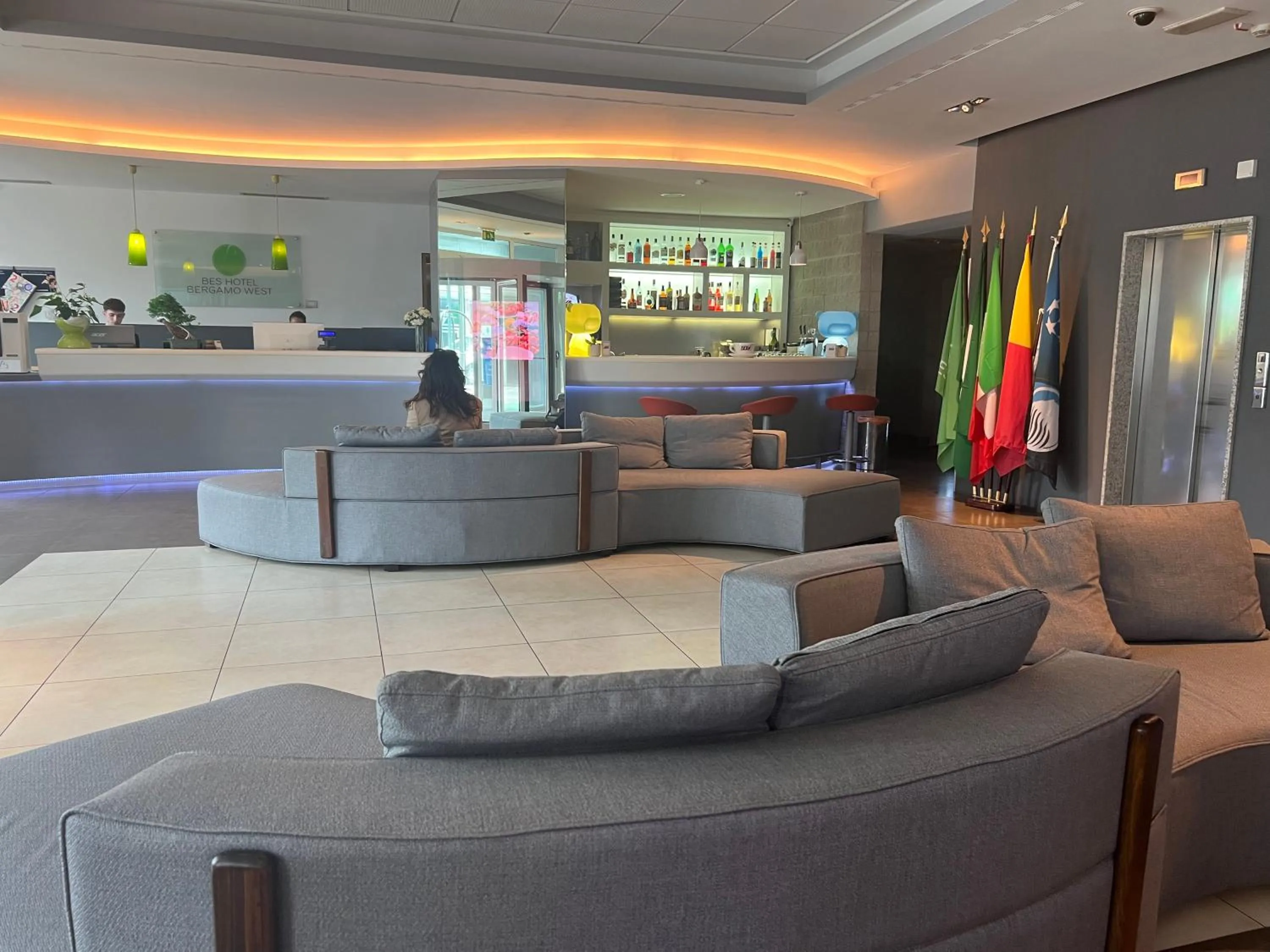 Lobby or reception in Bes Hotel Bergamo Ovest