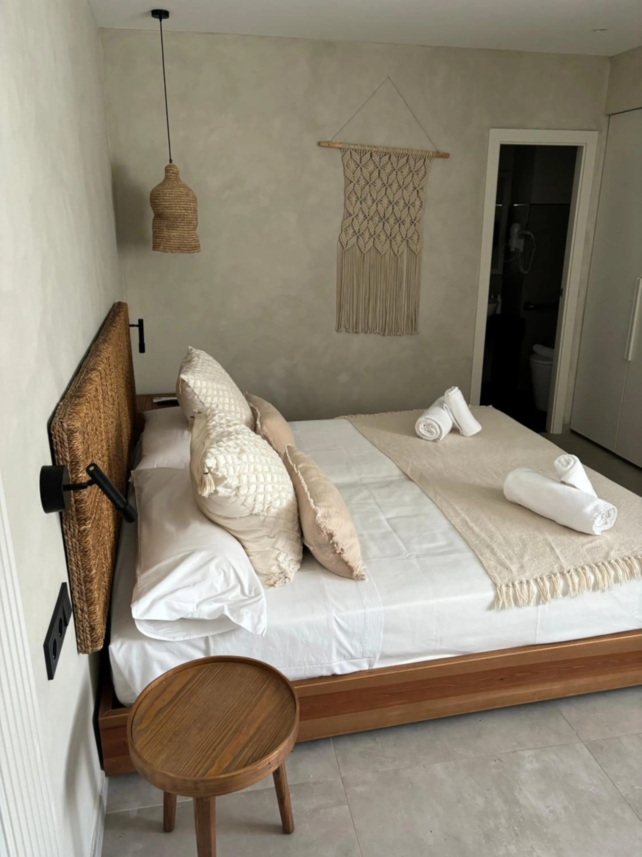 Bed in Boho Suites Formentera