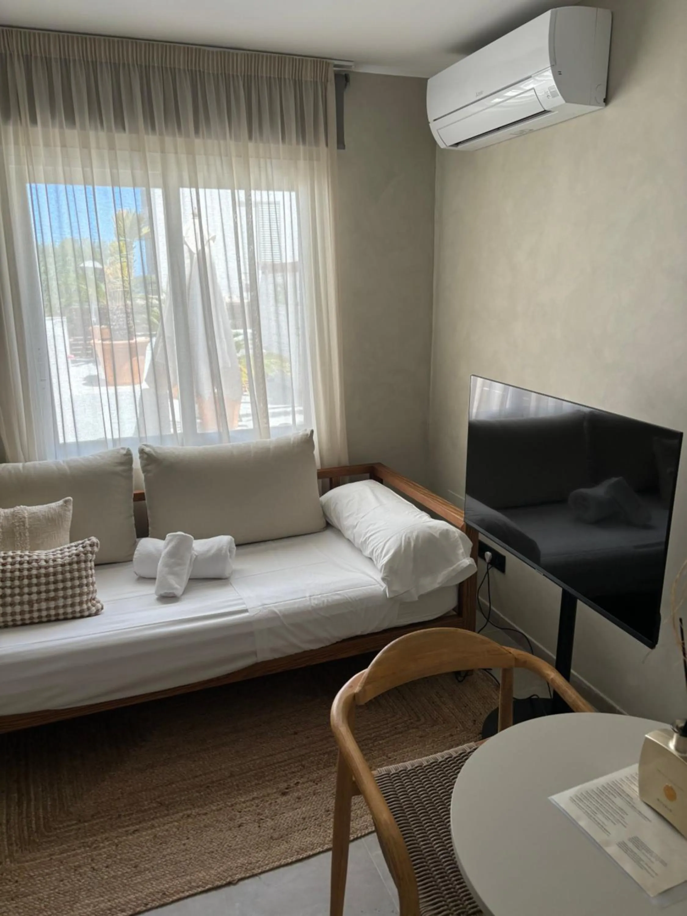 Bed in Boho Suites Formentera