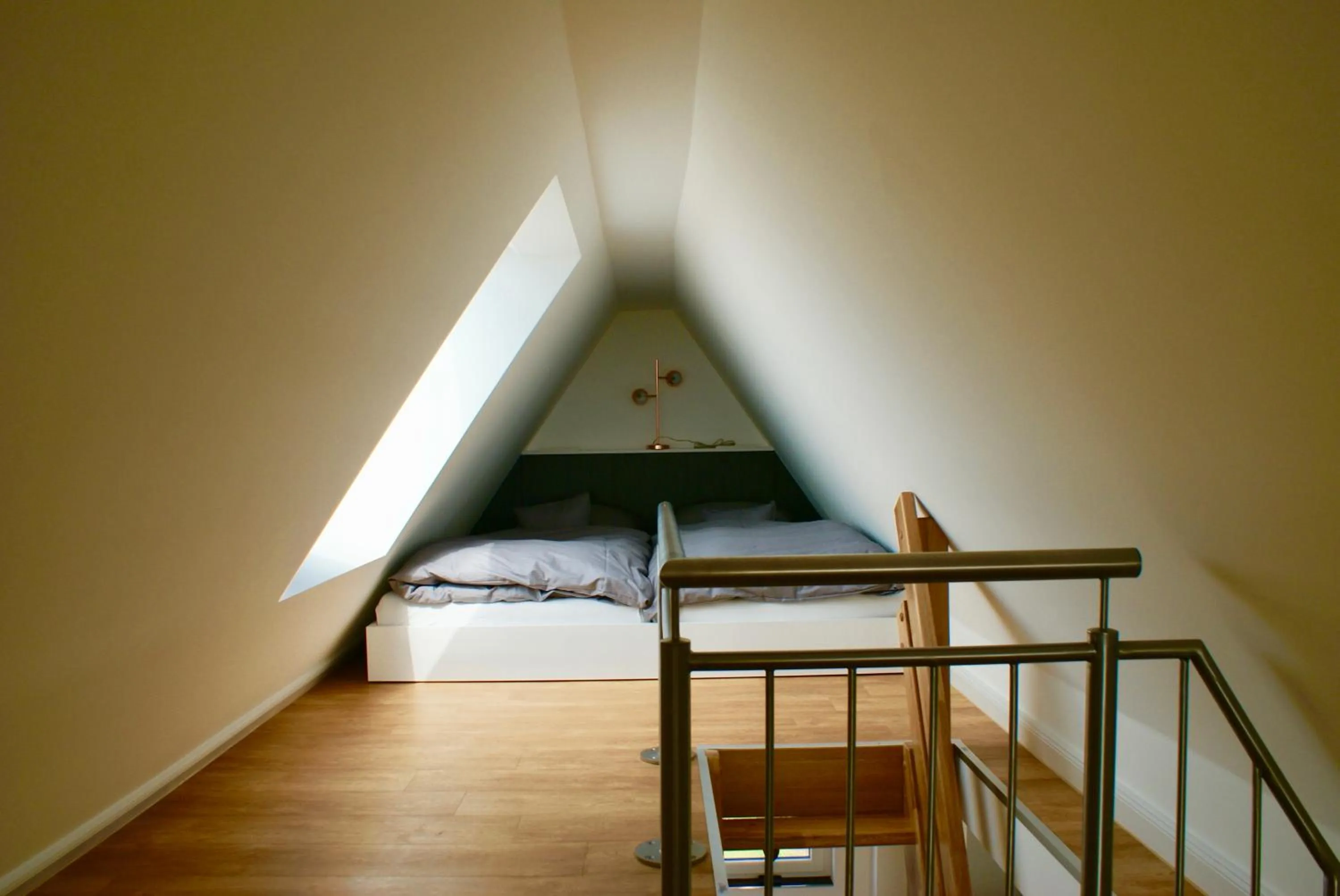 Photo of the whole room, Bed in Deichhotel Rose