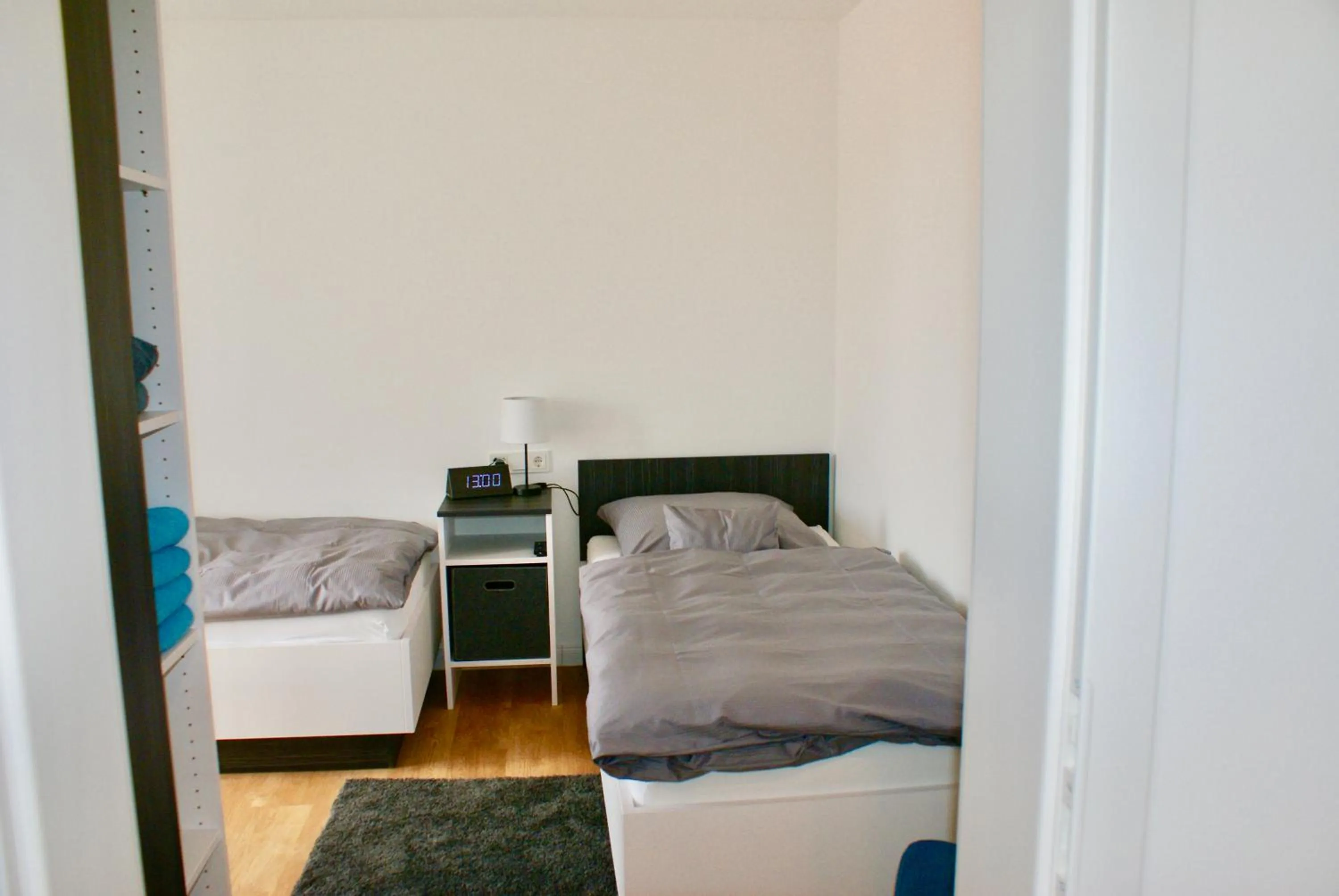 Photo of the whole room, Bed in Deichhotel Rose