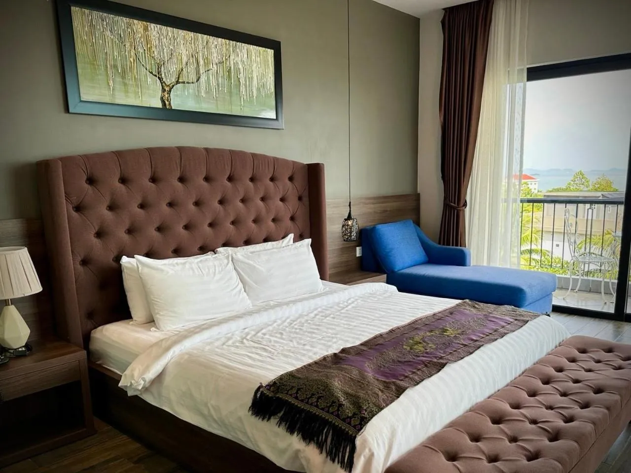 Bed in KEP BAY HOTEL & RESORT