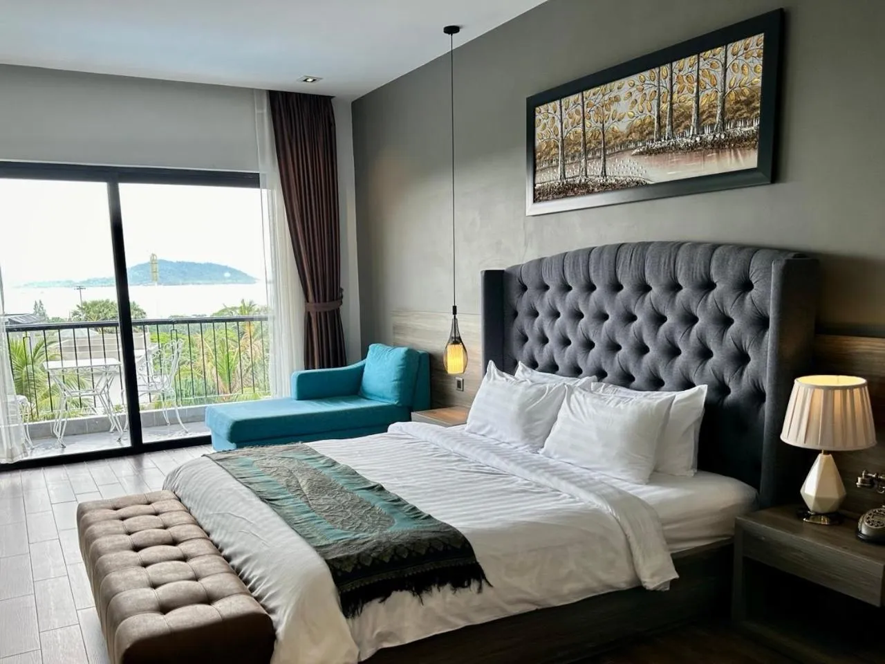 Bed in KEP BAY HOTEL & RESORT