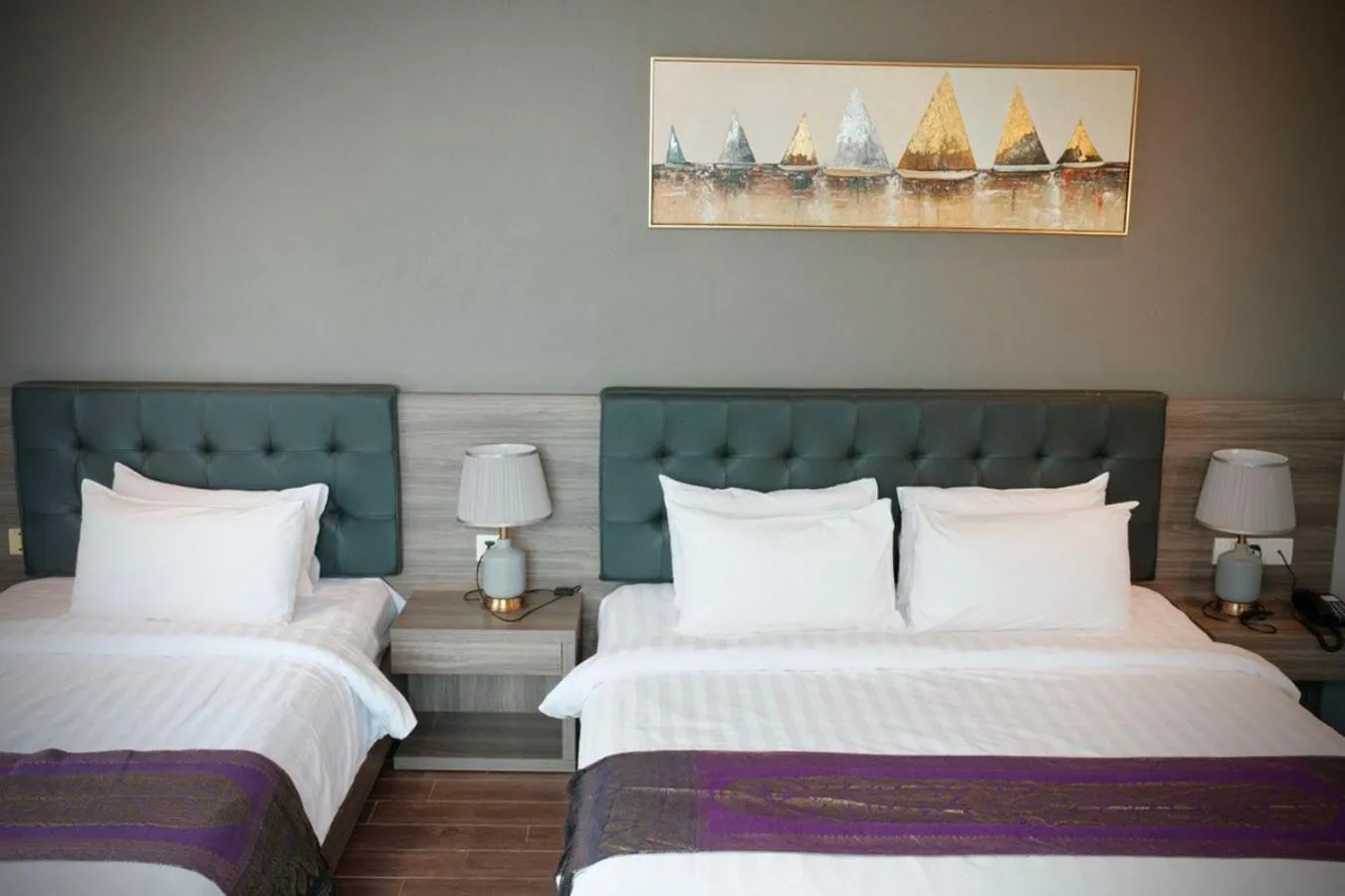 Bed in KEP BAY HOTEL & RESORT